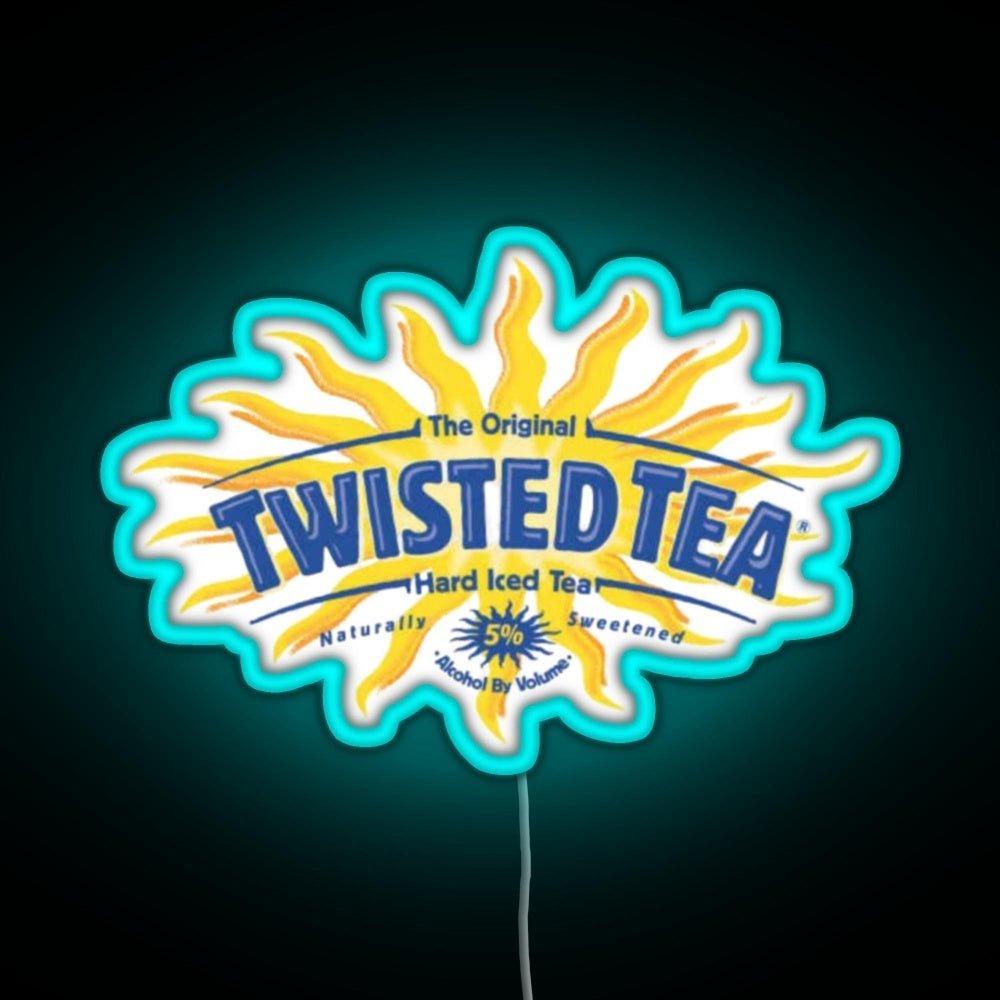 Twisted Tea Rgb Led Neon Sign Pop Wall Art - Shineneon