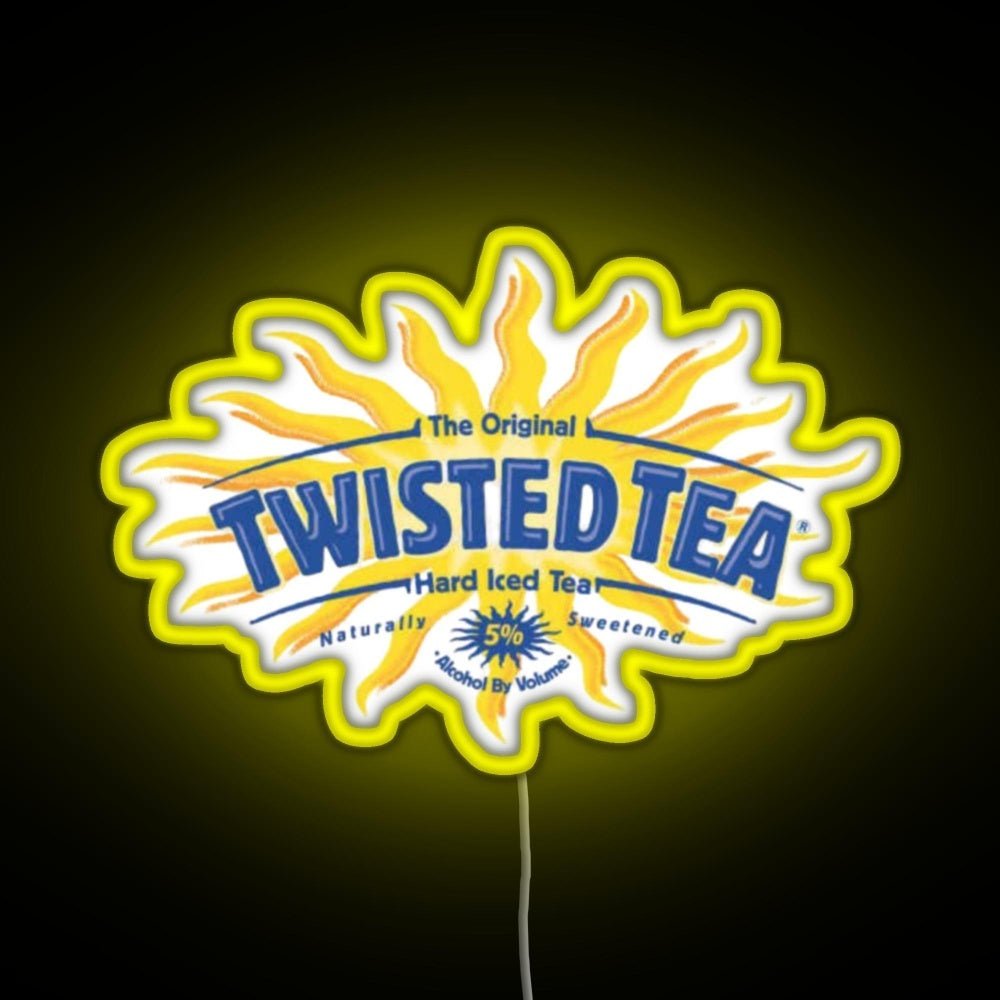 Twisted Tea Rgb Led Neon Sign Pop Wall Art - Shineneon
