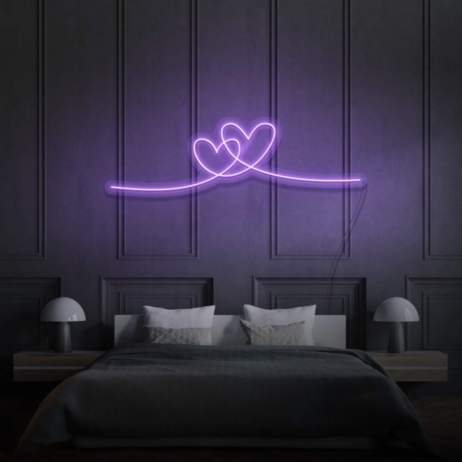 Two Hearts Led Neon Sign | Shineneon