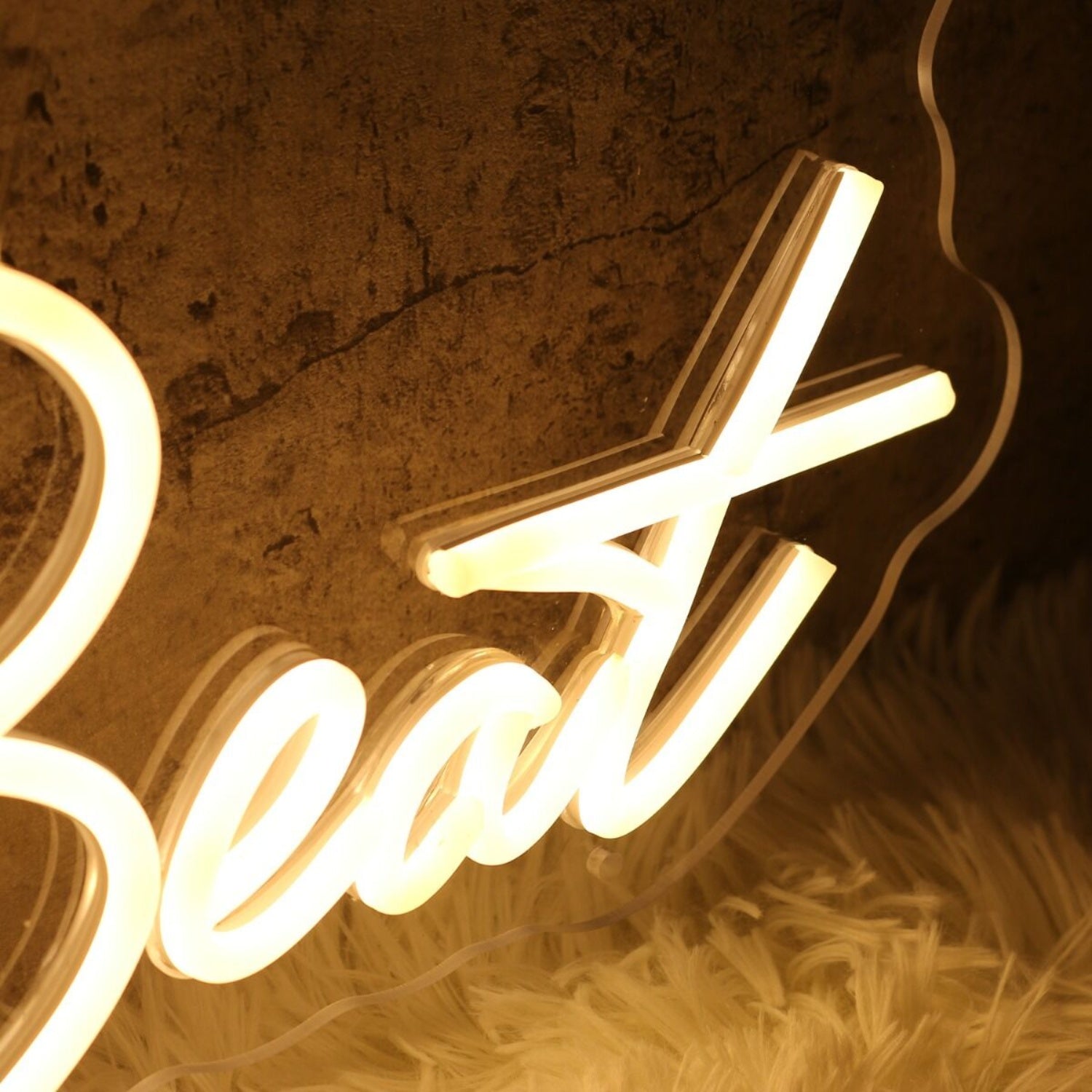 Two Hearts One Beat Yellow Led Neon Sign - Shineneon