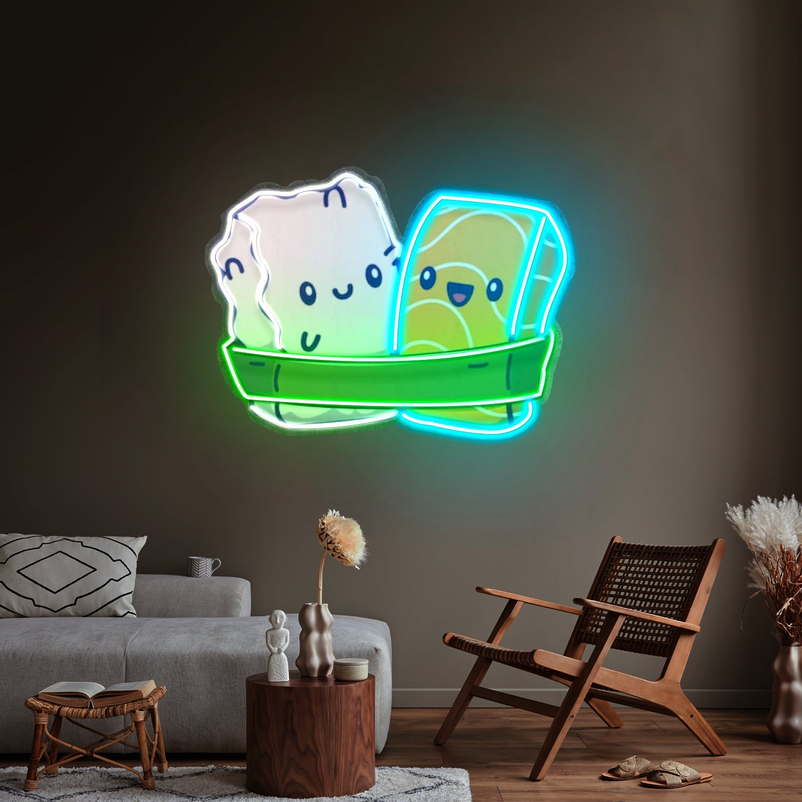 Two Sushi Neon Acrylic Artwork - Shineneon