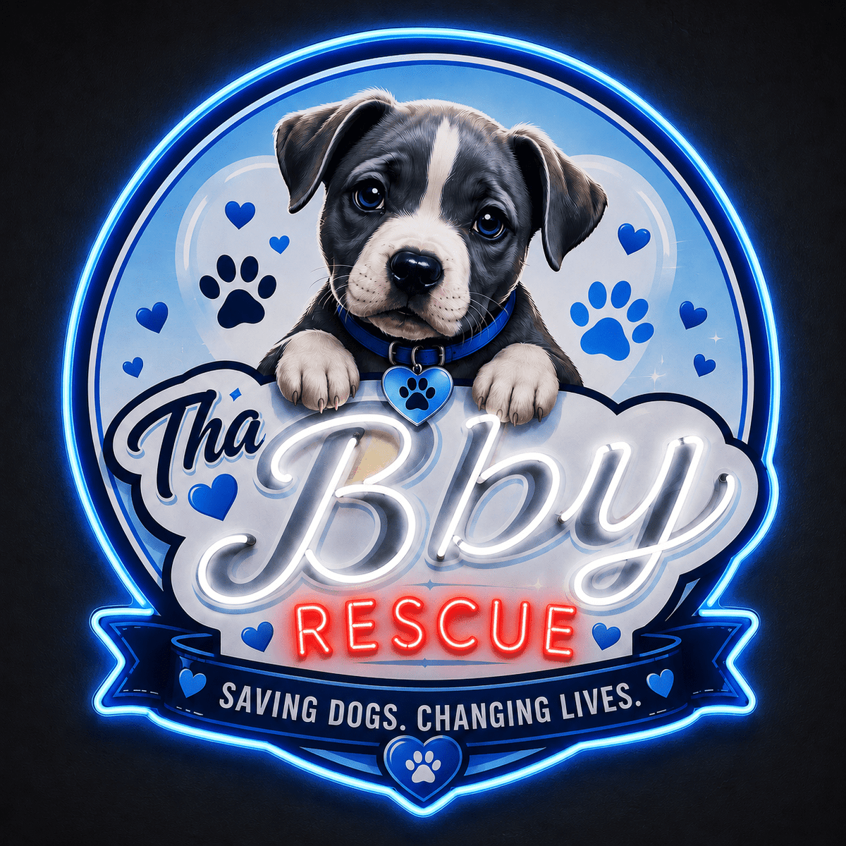 Two Tha Bby Rescue Version Custom LED Neon Sign - Shineneon
