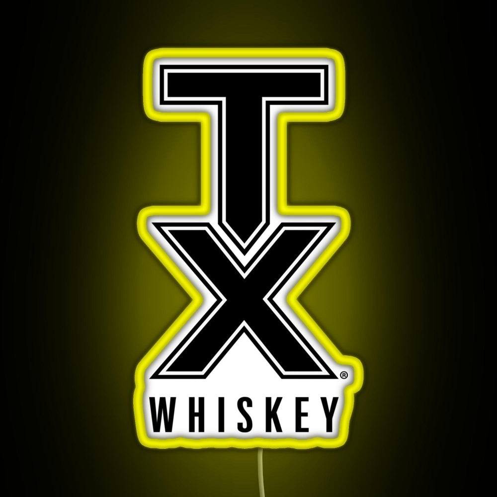 Tx Whiskey Rgb Led Neon Sign Pop Wall Art