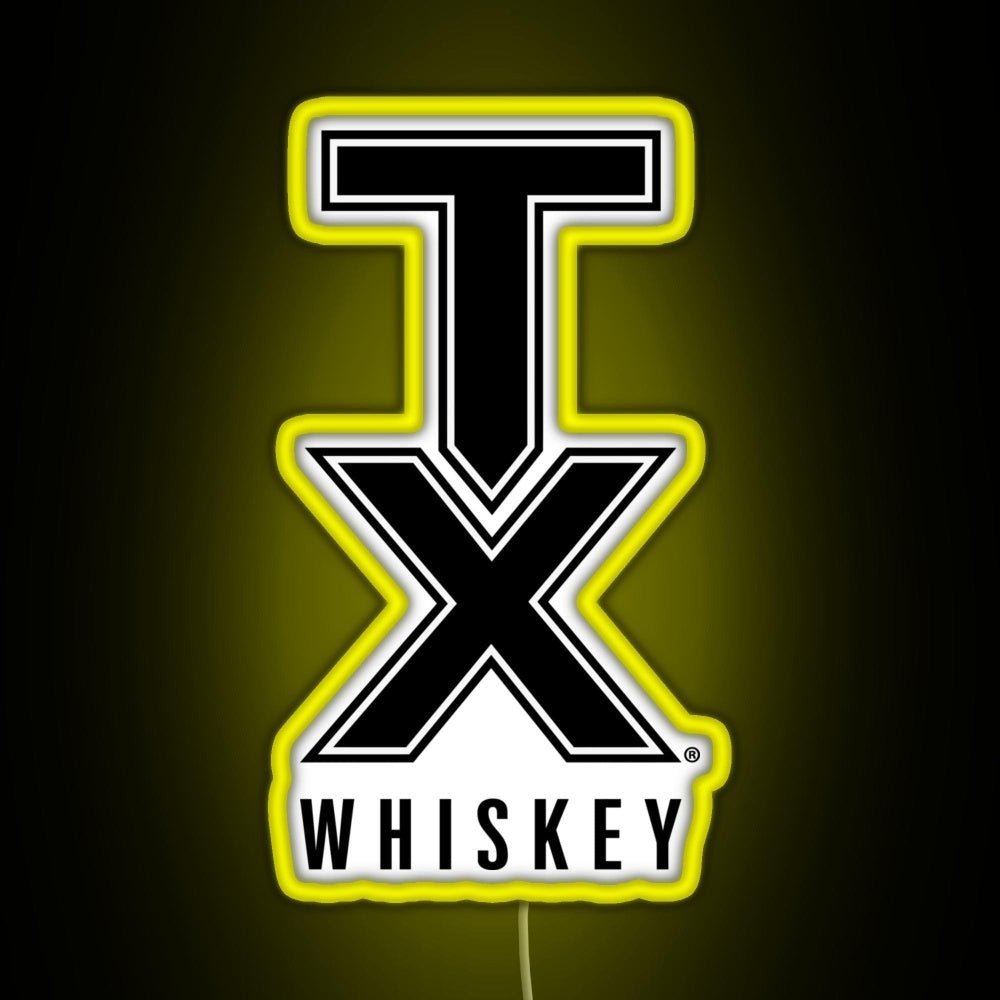 Tx Whiskey Rgb Led Neon Sign Pop Wall Art - Shineneon