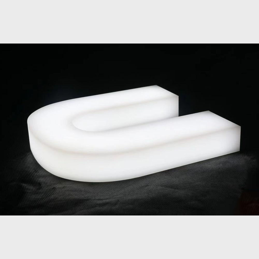 U 3D Frontlit And Backlit Channel Letter Led Light Sign - Shineneon