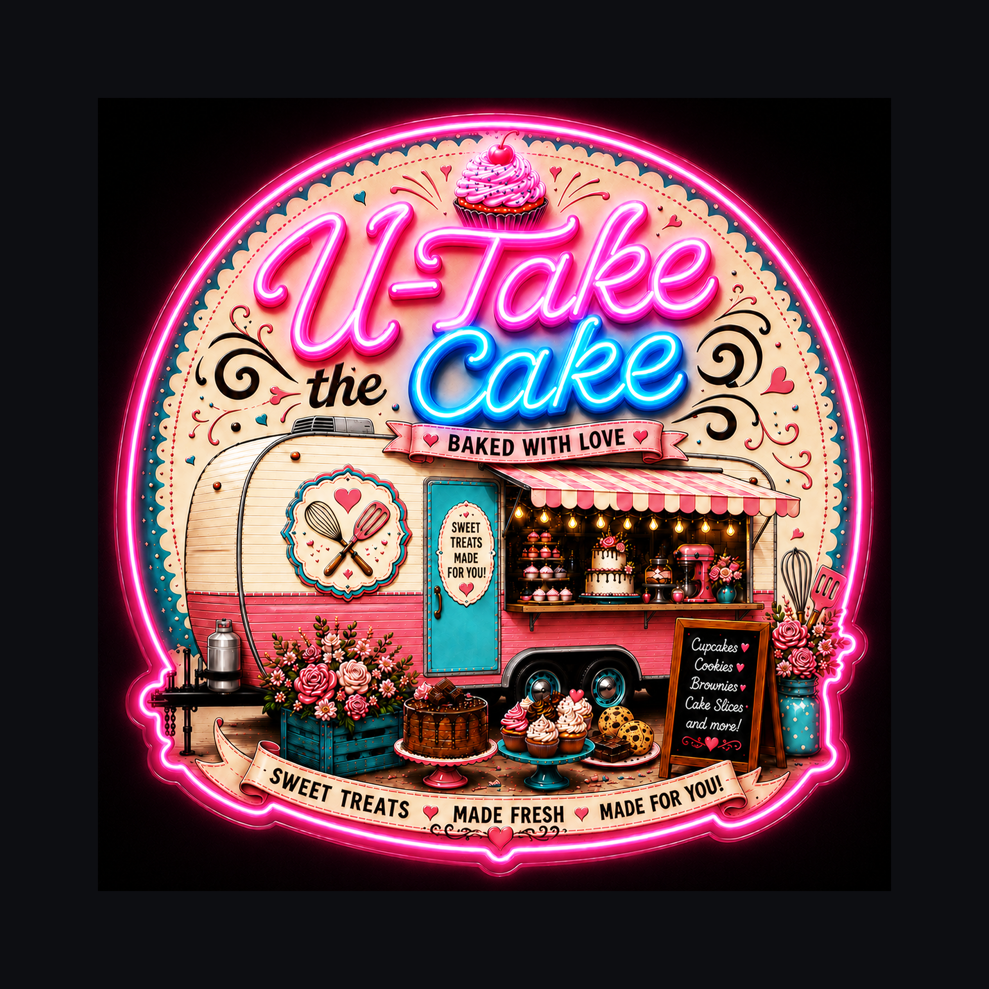 U-Take the Cake Custom LED Neon Sign - Shineneon
