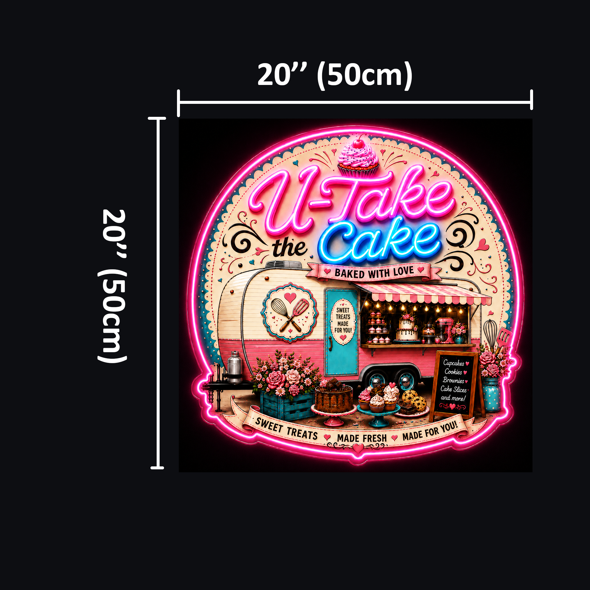 U-Take the Cake Custom LED Neon Sign - Shineneon