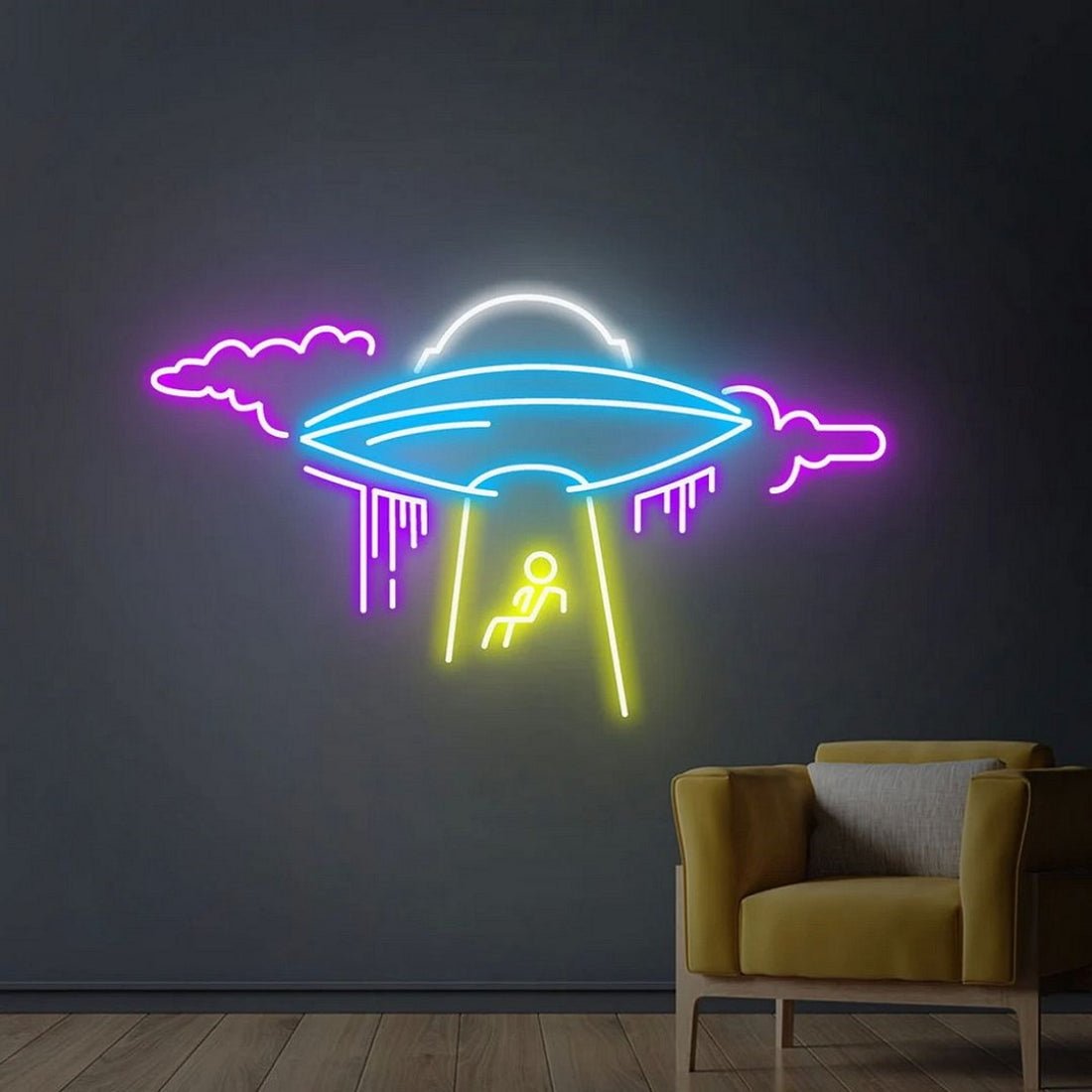 Ufo Led Sign Business Neon Sign - Shineneon