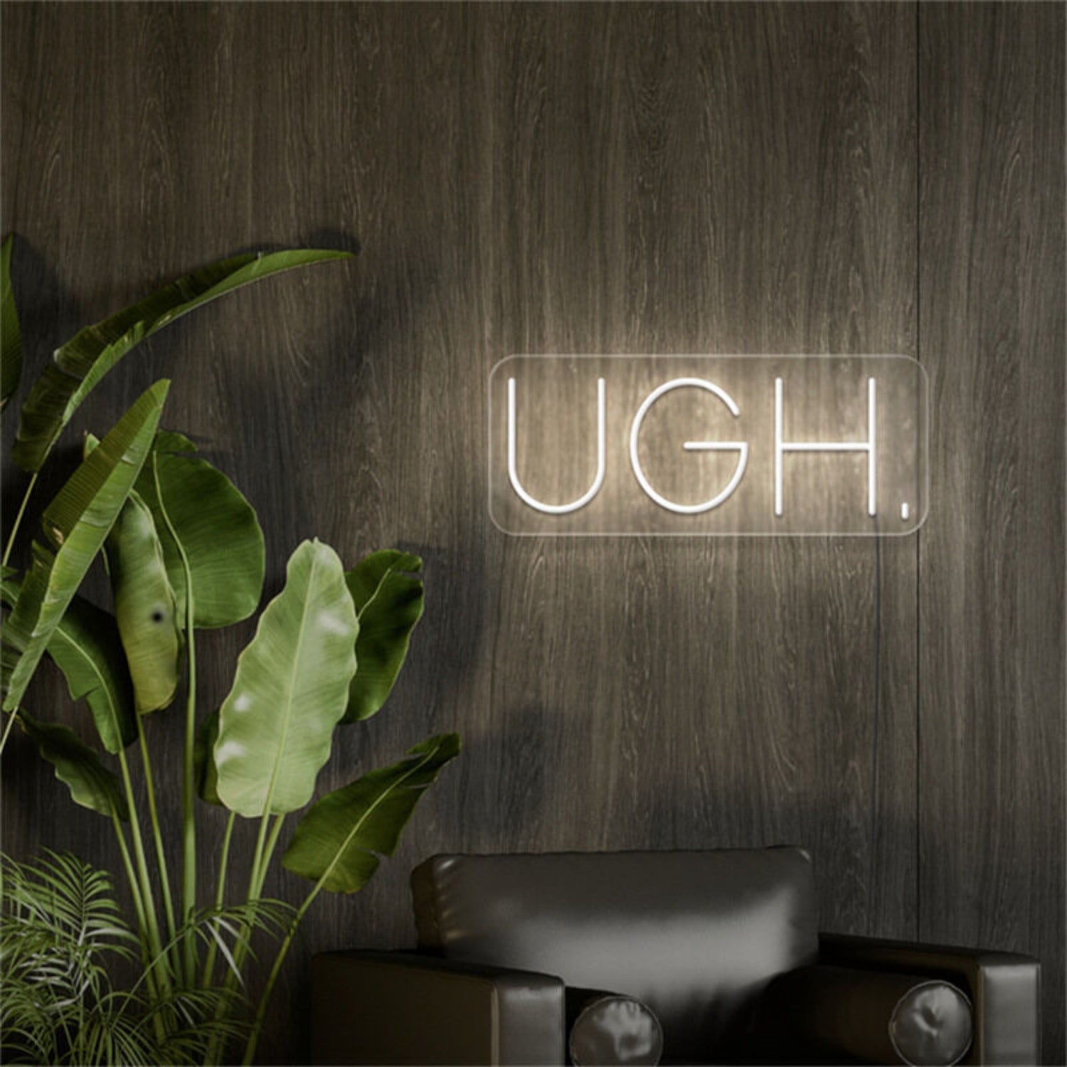 Ugh Led Neon Sign Sketch And Etch Us | Shineneon