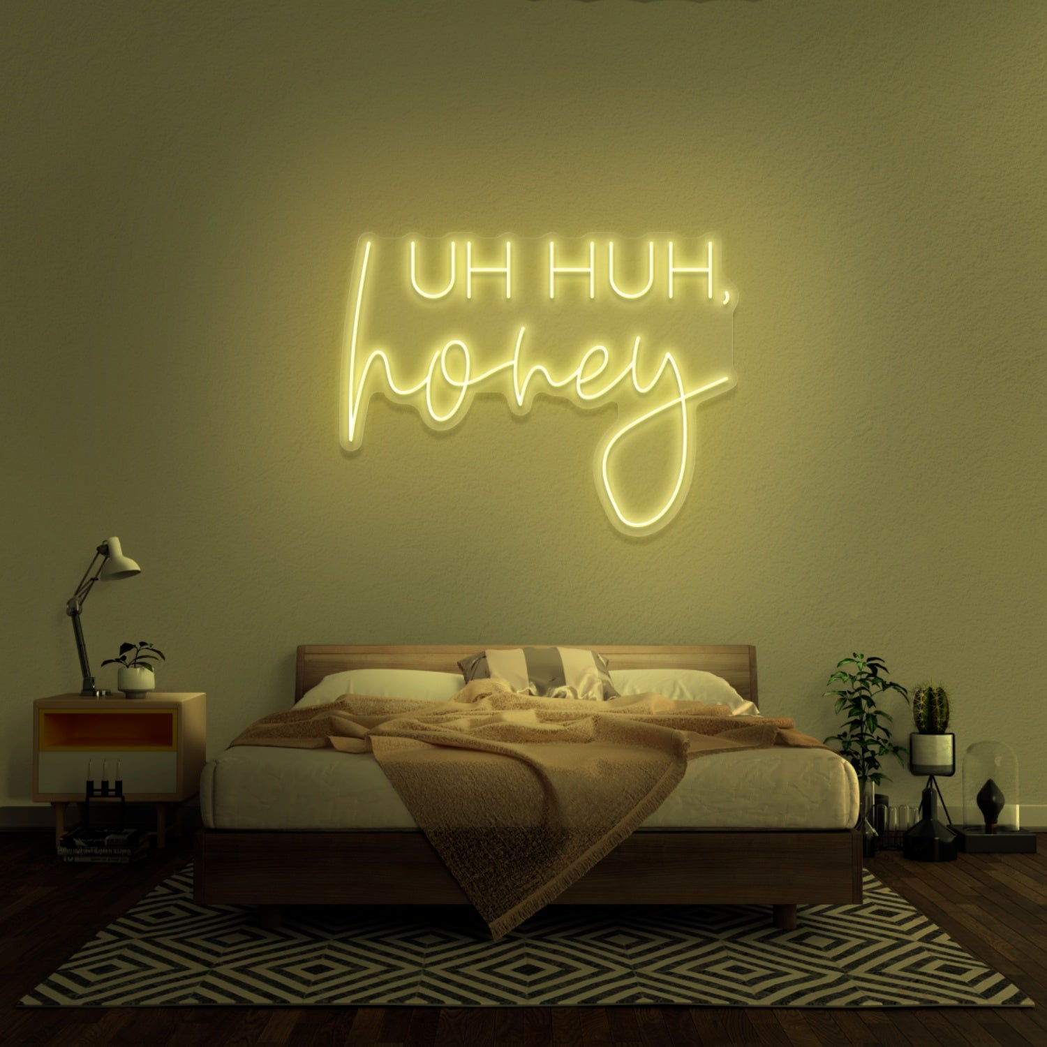 Uh Huh Honey Neon Sign | Shineneon
