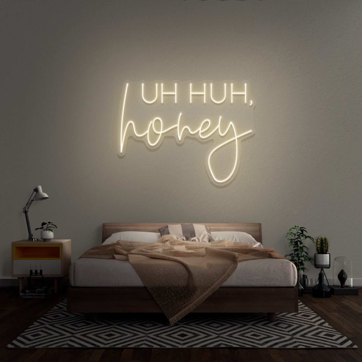 Uh Huh Honey Neon Sign | Shineneon