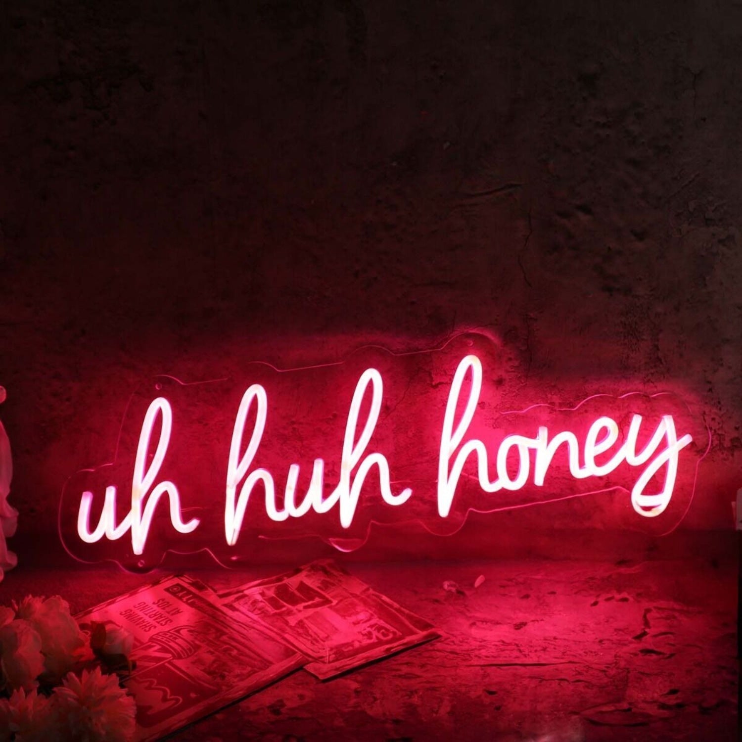 Uh Huh Honey Red Led Neon Sign - Shineneon