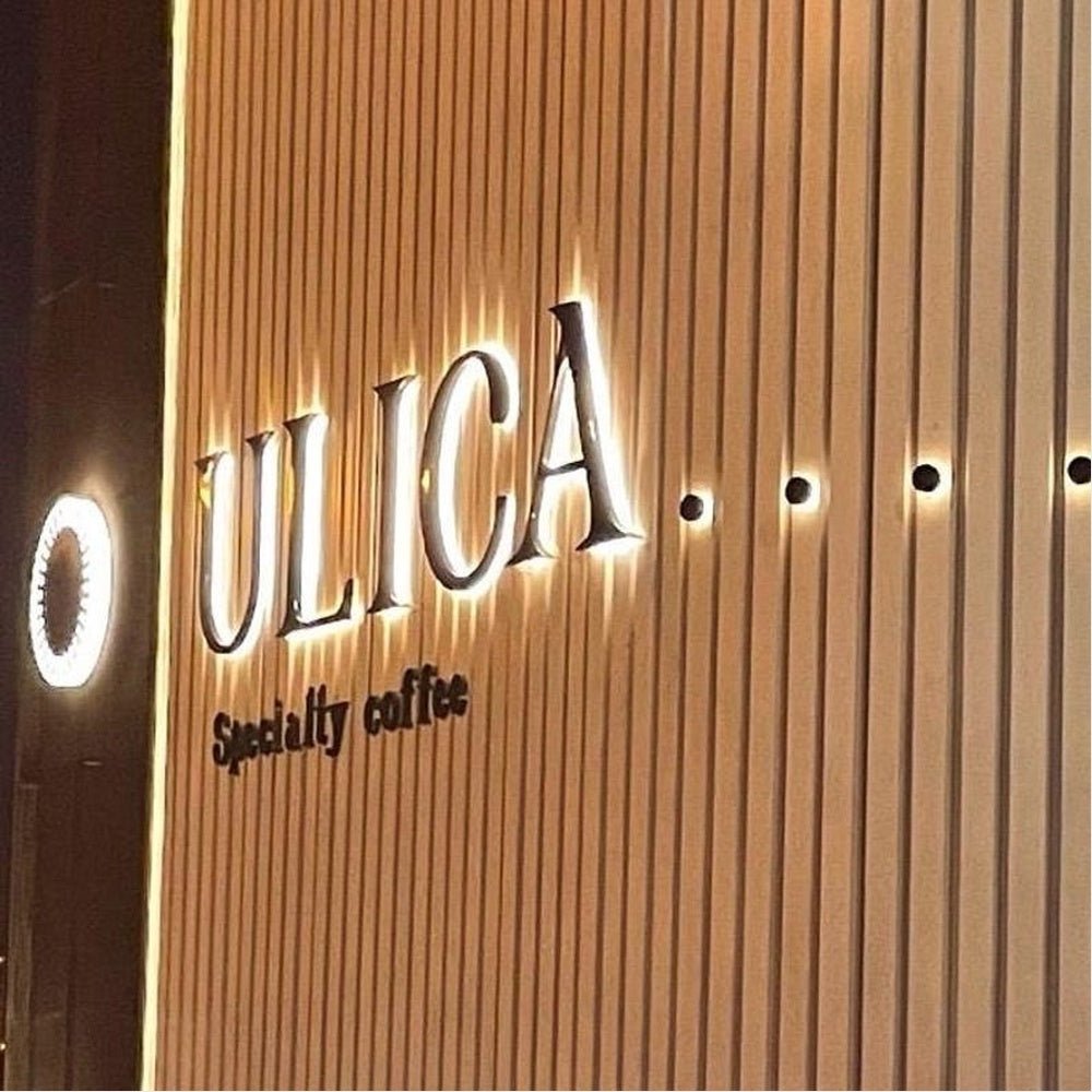 Ulica Coffee 3D Backlit Channel Letters Led Light Sign - Shineneon