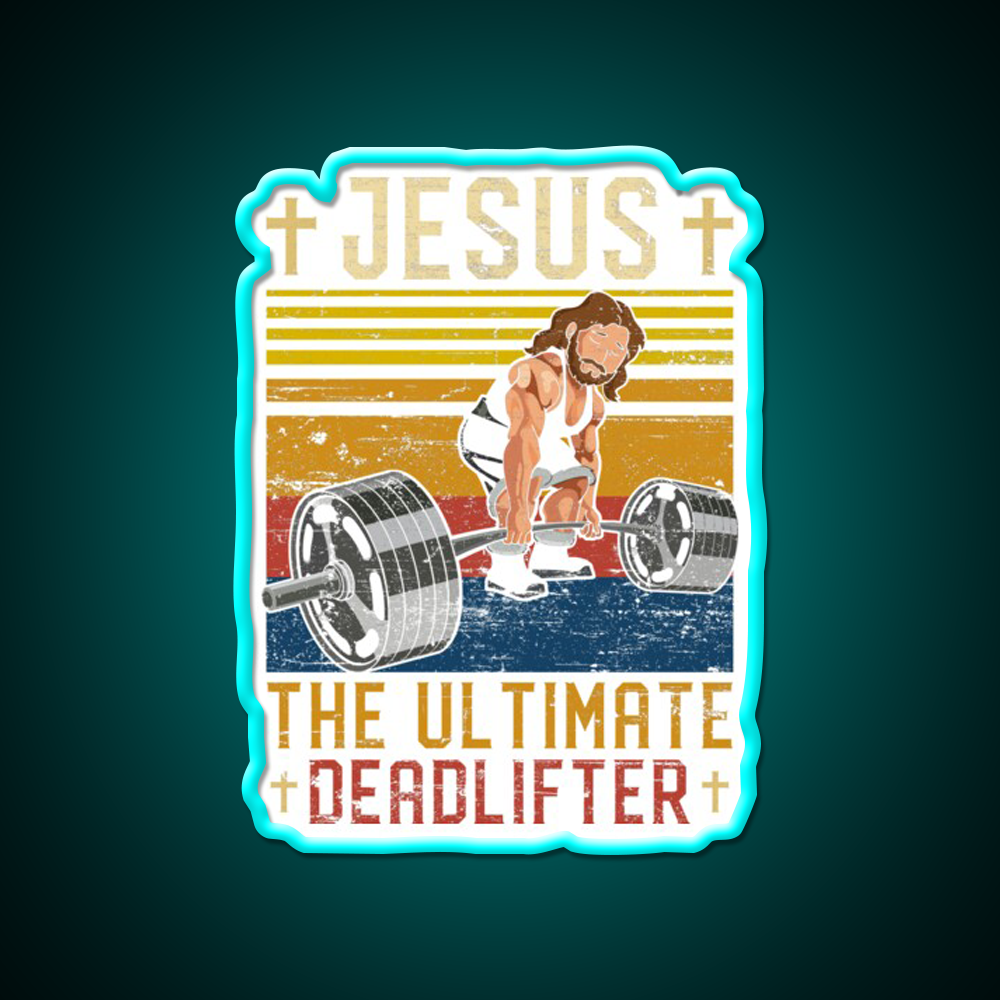 Ultimate Deadlifter Gym Fitness Led Neon Sign Rgb Color