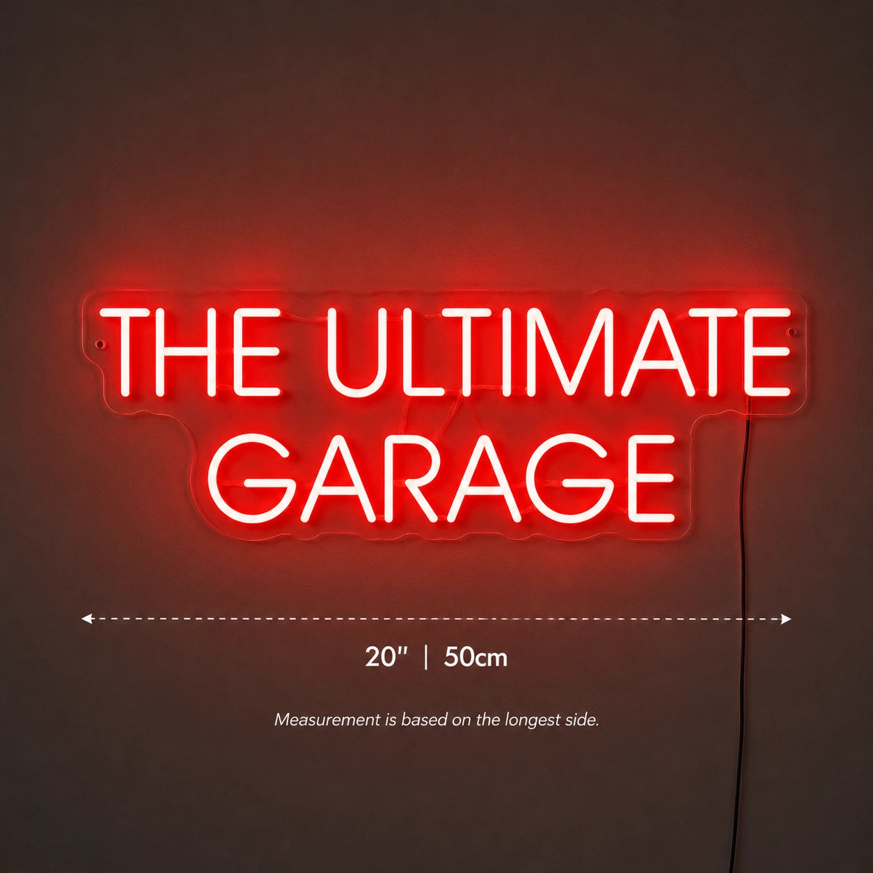 Ultimate Garage Neon Sign LED Neon Sign size image
