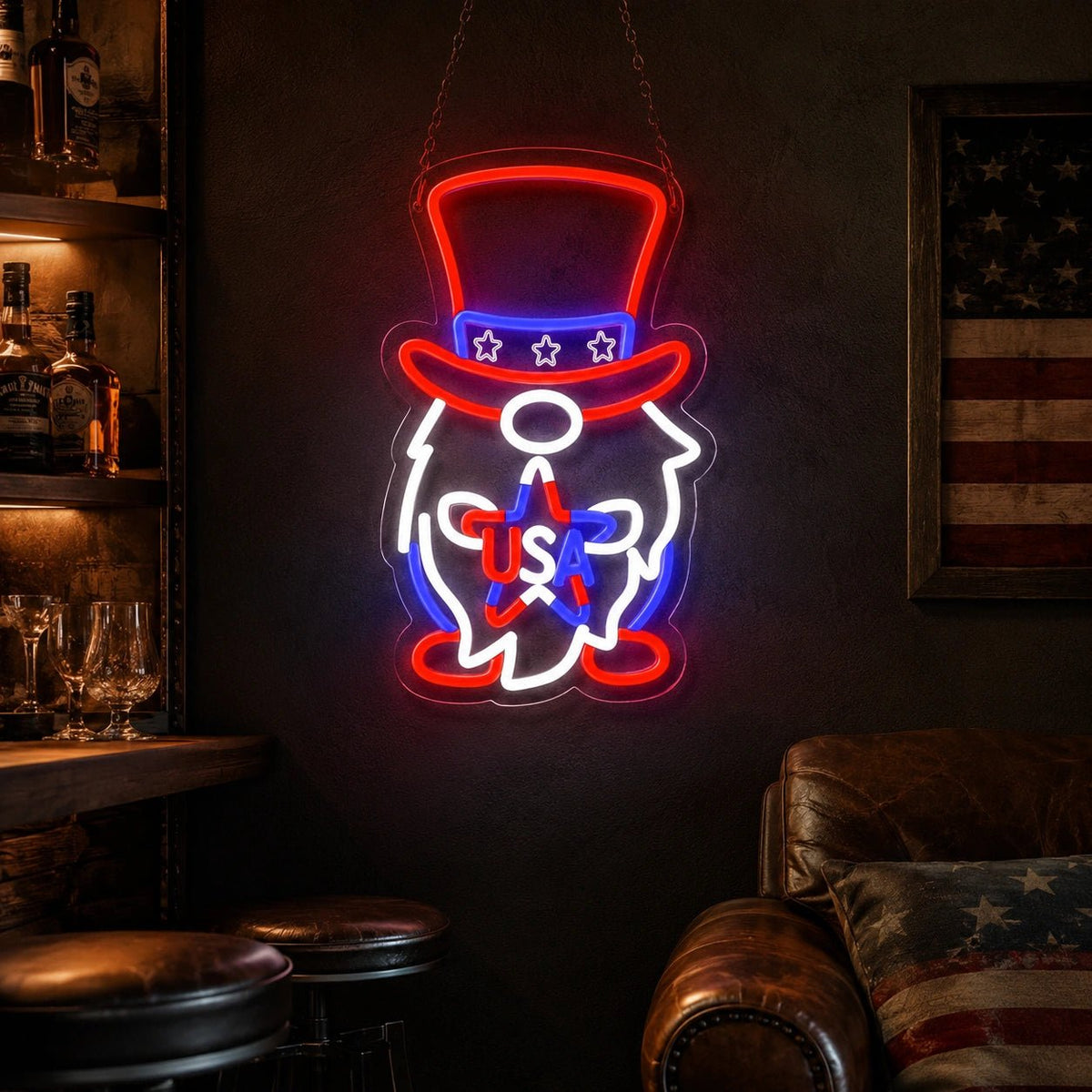 Uncle Sam USA LED Neon Sign - Shineneon