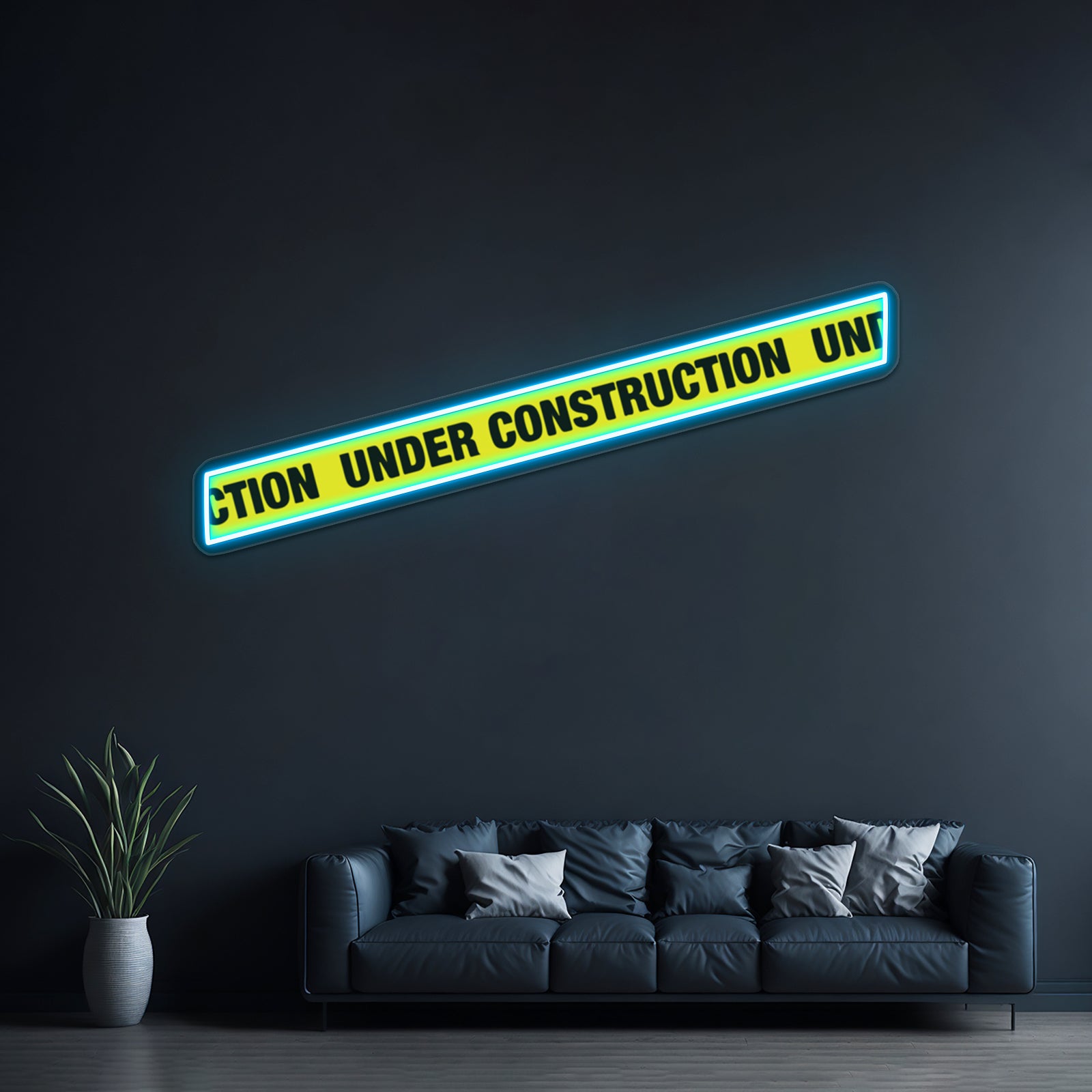 Under Construction Artwork Personalized Neon Signs | Shineneon