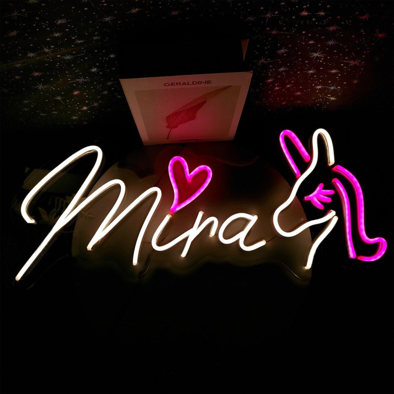 Unicorn Led Neon Sign With Your Kids Name | Shineneon