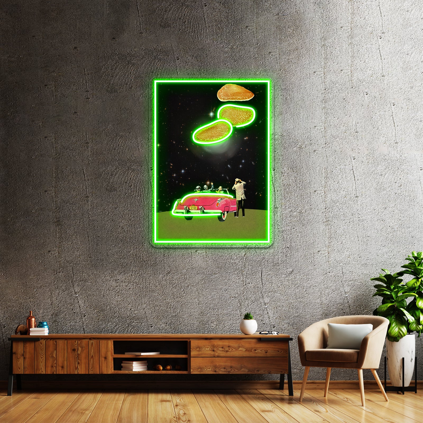 Unidentified Flying Object Artwork Personalized Neon Signs | Shineneon