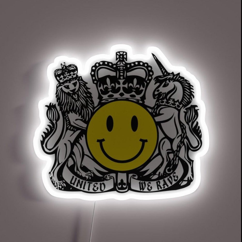 United We Rave Rgb Led Neon Sign - Shineneon