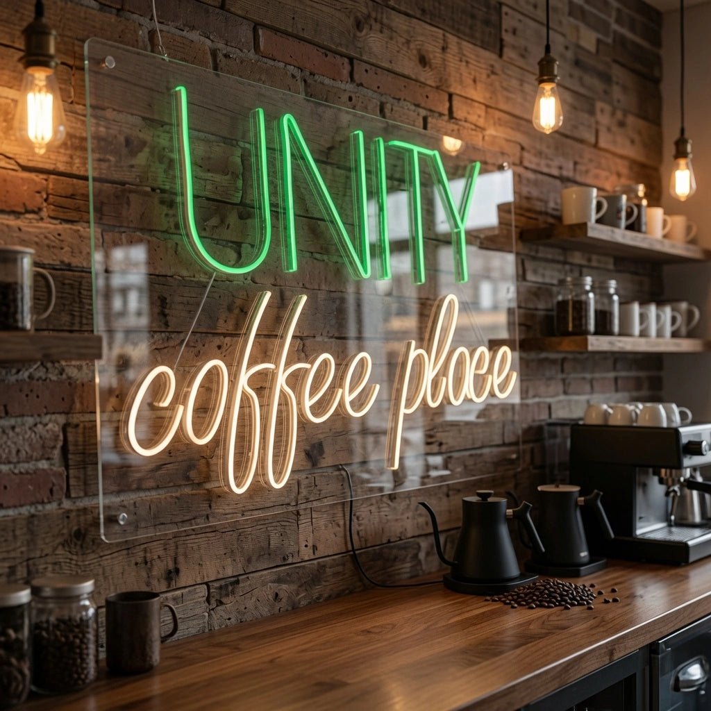 Univity Coffee Place LED Neon Sign - Shineneon