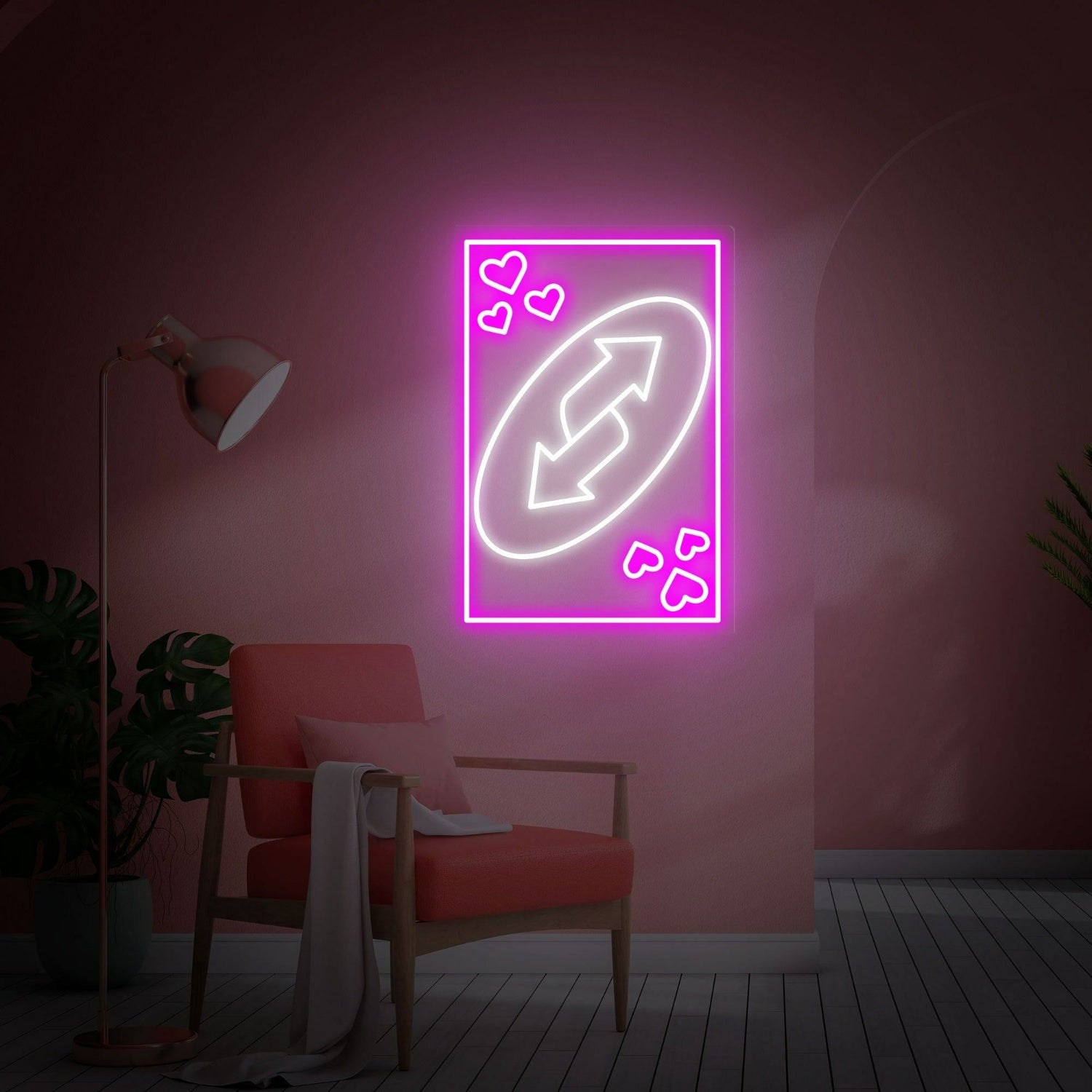 Uno Flip Led Neon Sign Indoor Game Wall Decor | Shineneon