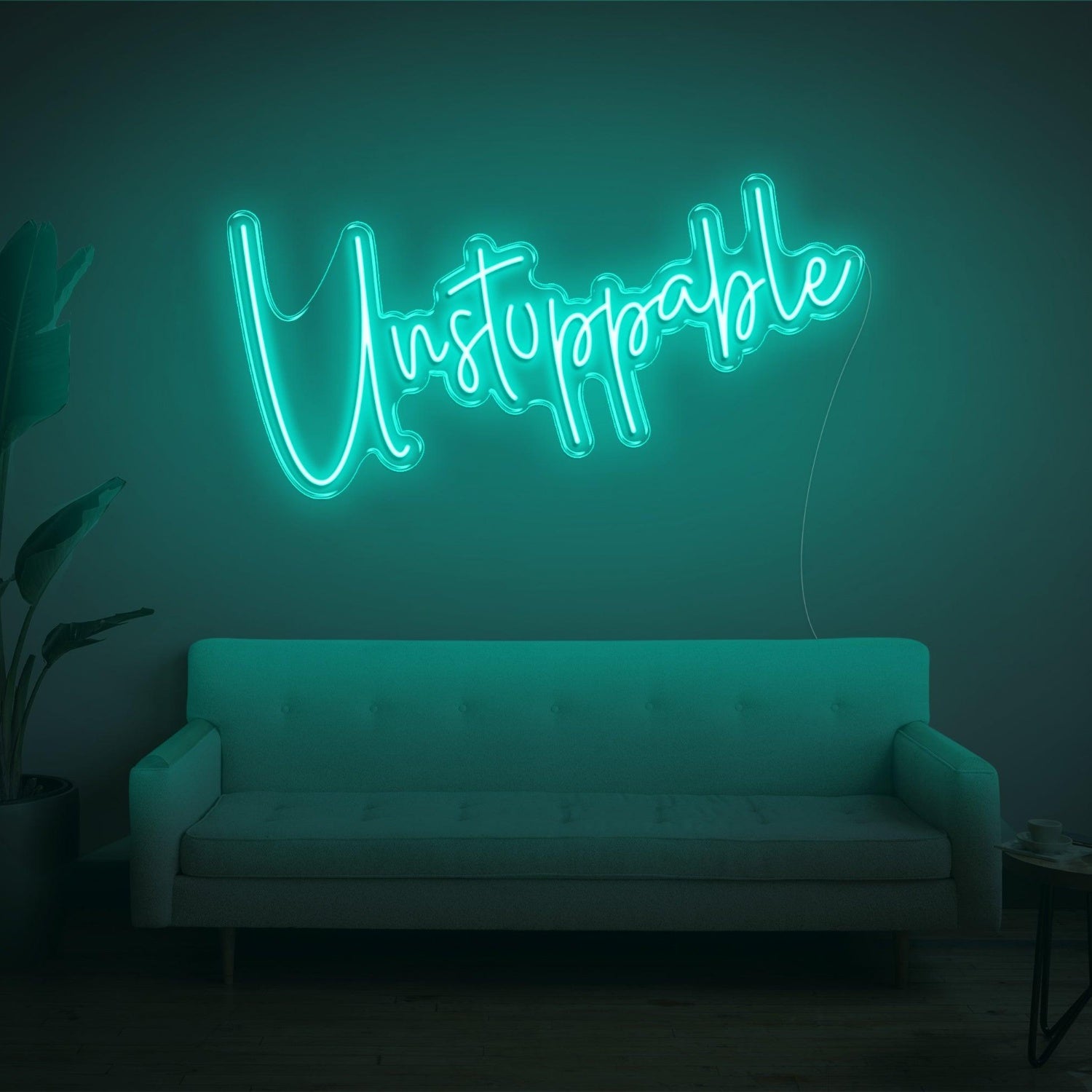 Unstoppable Bright Yellow Led Neon Sign For Modern Home Studio Decor | Shineneon