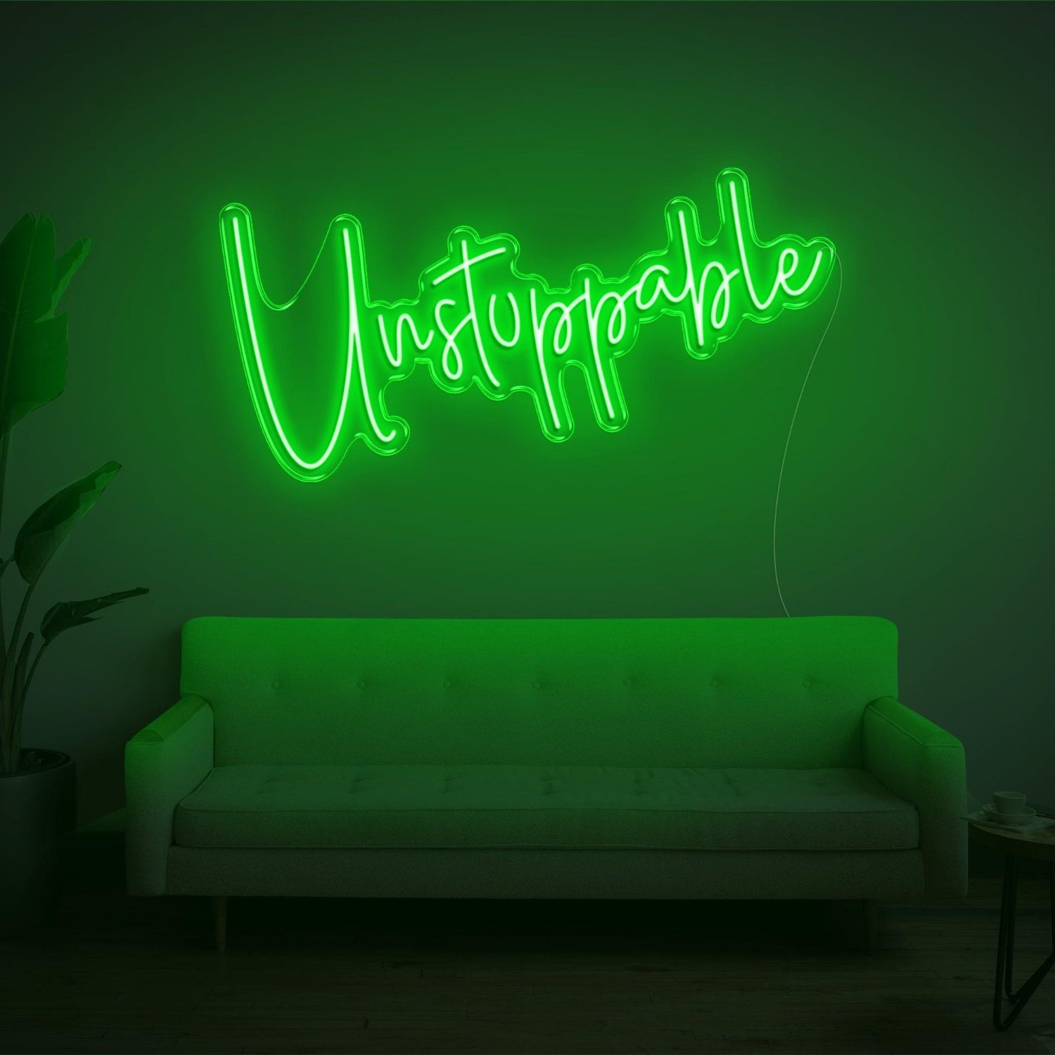 Unstoppable Bright Yellow Led Neon Sign For Modern Home Studio Decor | Shineneon
