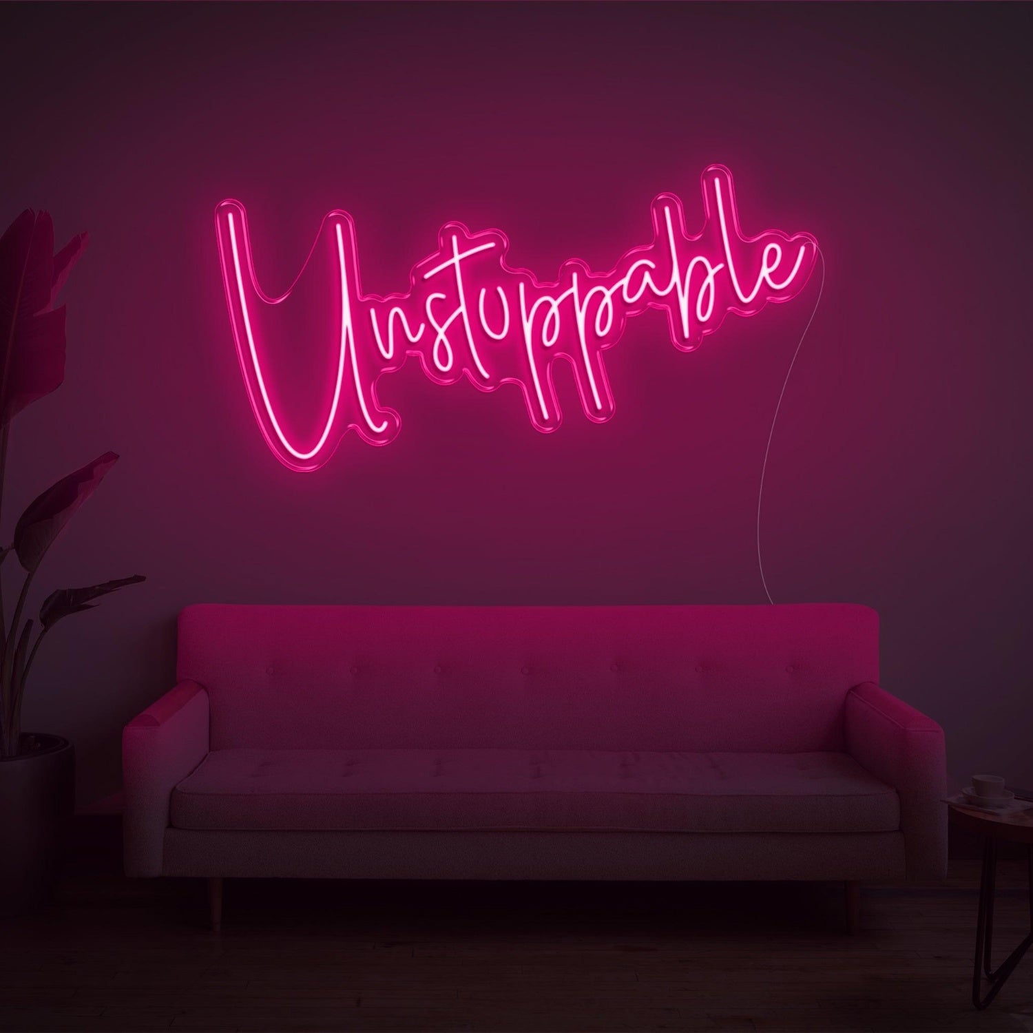 Unstoppable Bright Yellow Led Neon Sign For Modern Home Studio Decor | Shineneon