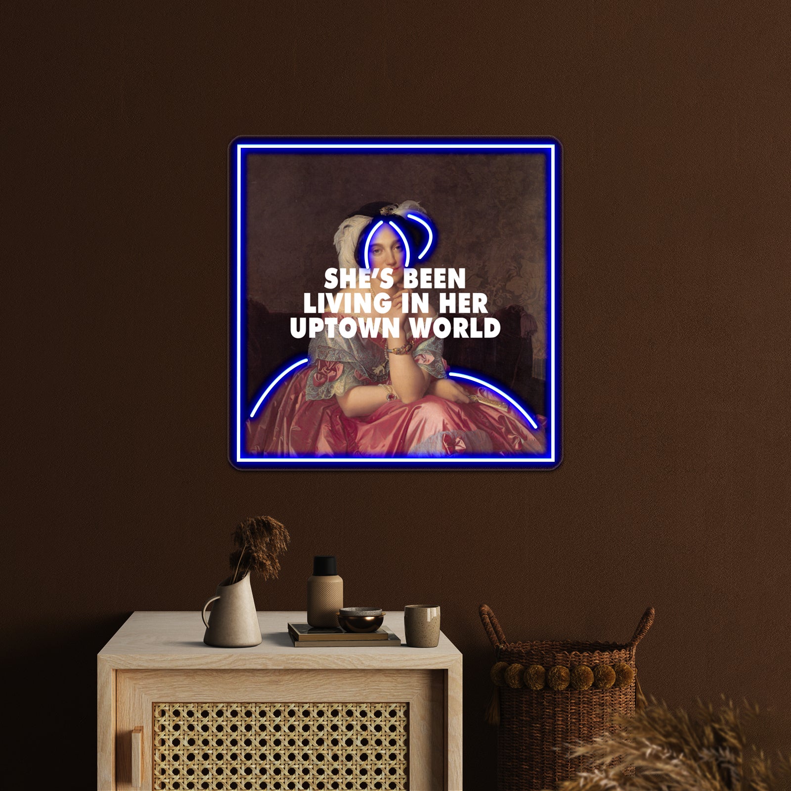 Uptown Baroness Artwork Personalized Neon Signs | Shineneon