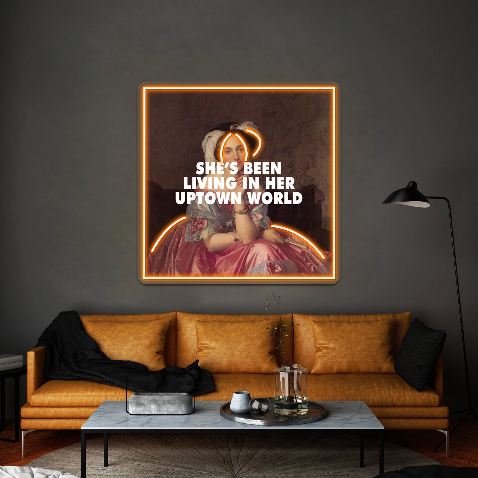 Uptown Baroness Artwork Personalized Neon Signs | Shineneon