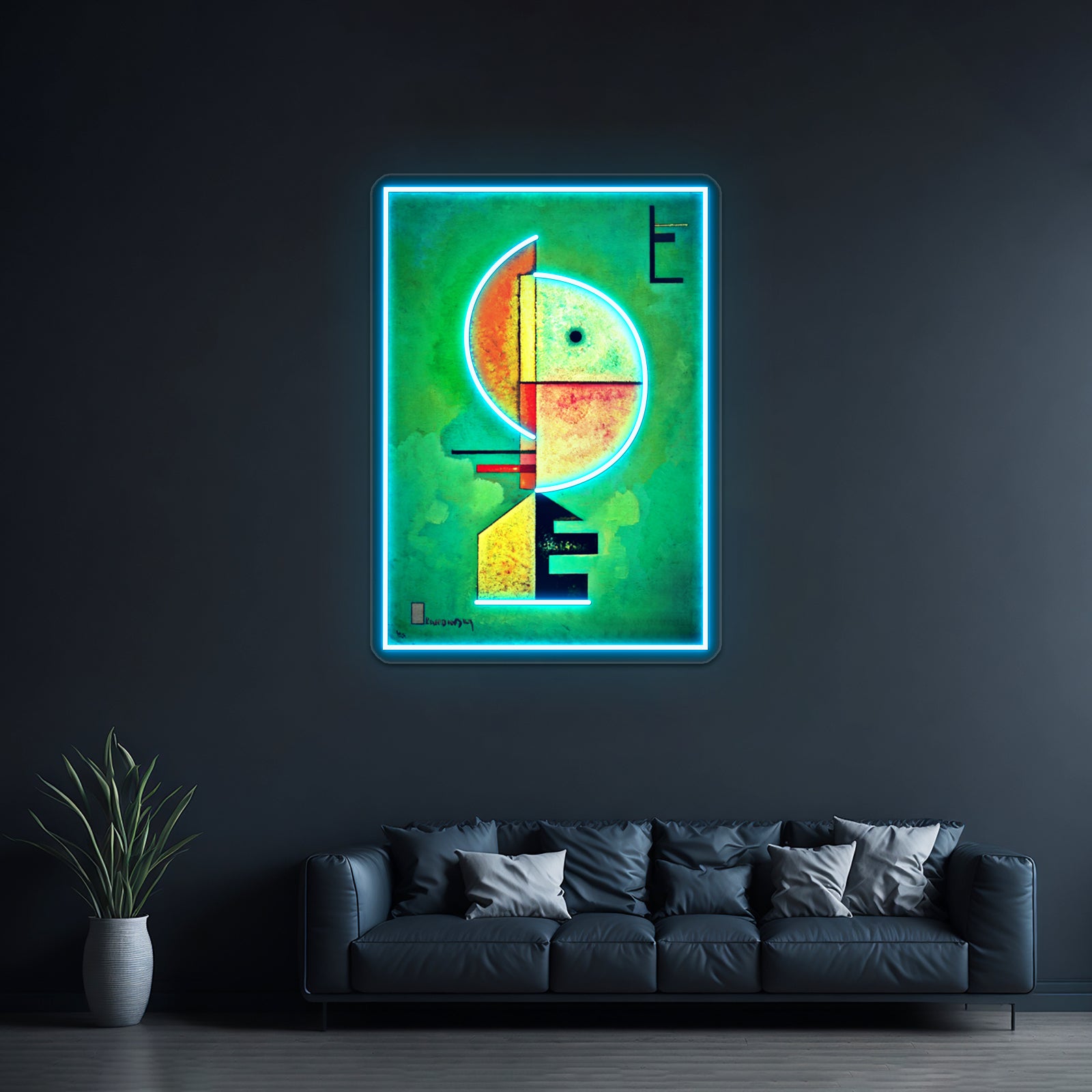 Upward By Vasily Kandinsky Kandinskys Abstract Art Wall Artwork Neon Signs | Shineneon