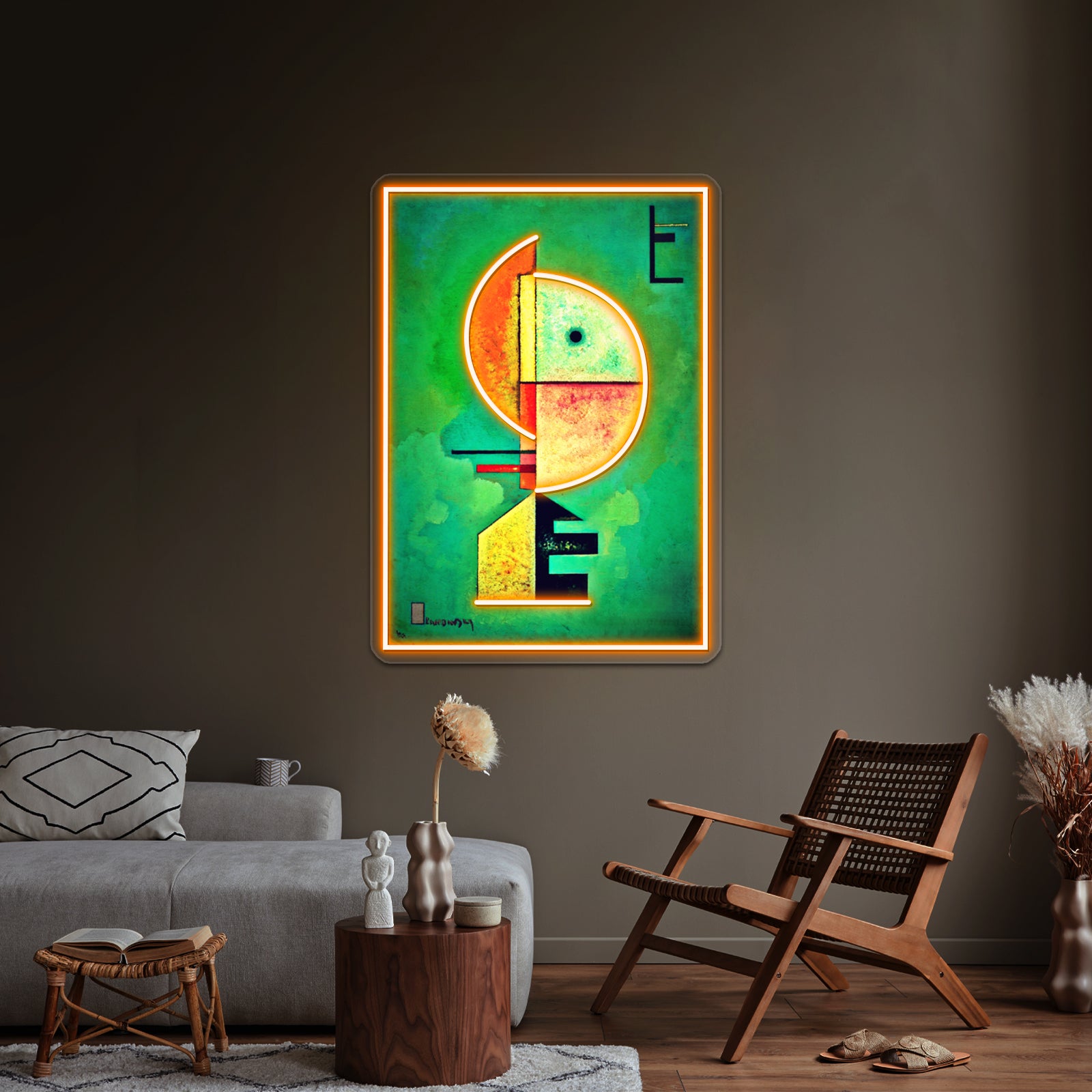 Upward By Vasily Kandinsky Kandinskys Abstract Art Wall Artwork Neon Signs | Shineneon