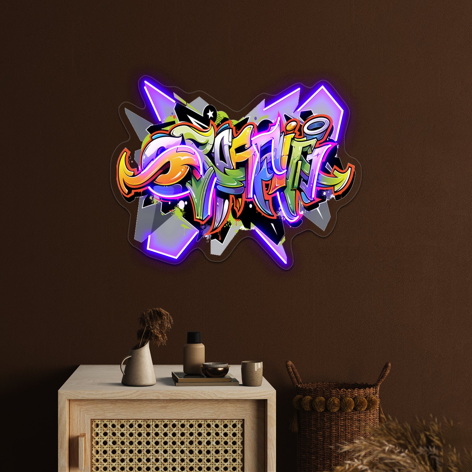 Urban Art Graffiti Tshirt Design Wall Artwork Neon Signs | Shineneon