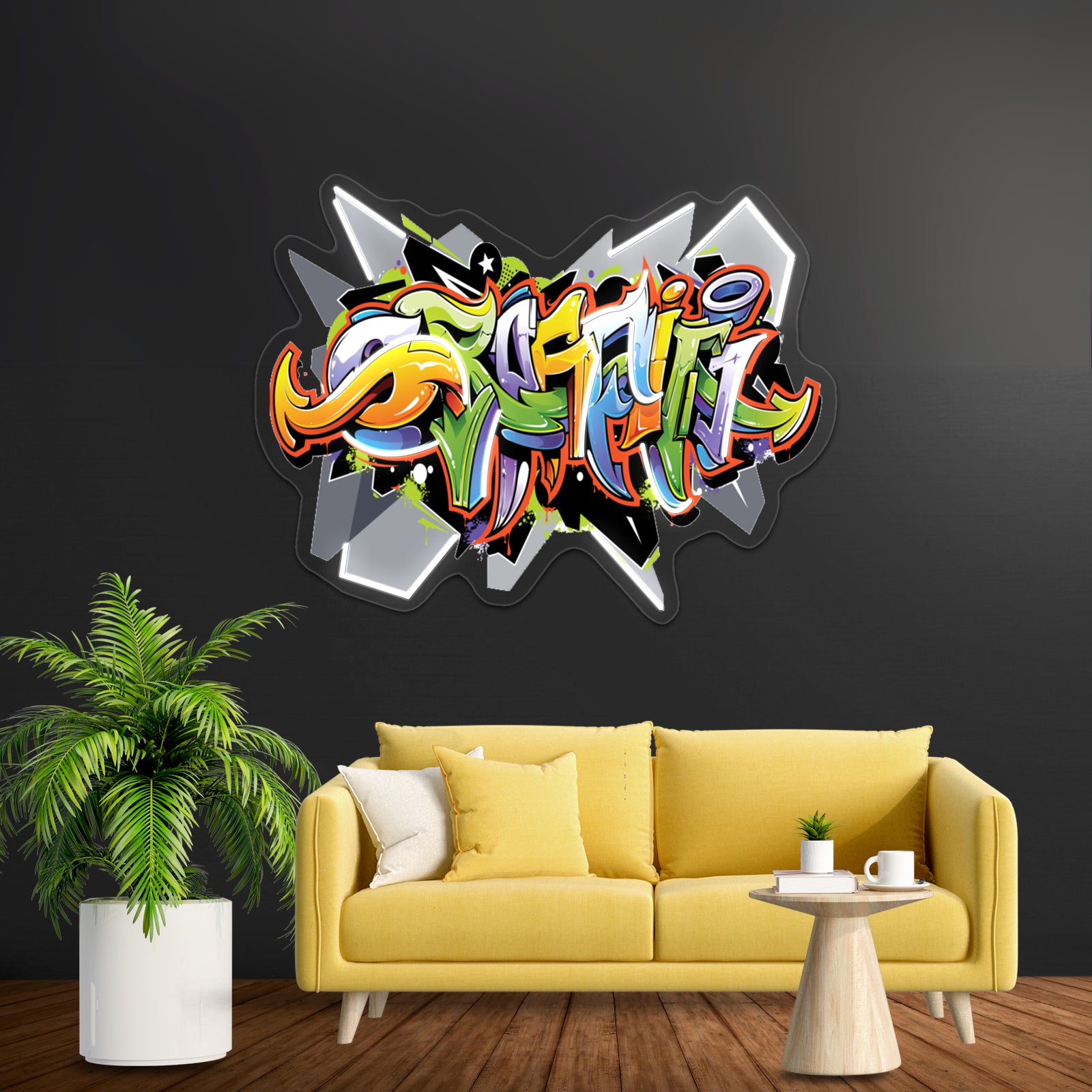 Urban Art Graffiti Tshirt Design Wall Artwork Neon Signs | Shineneon