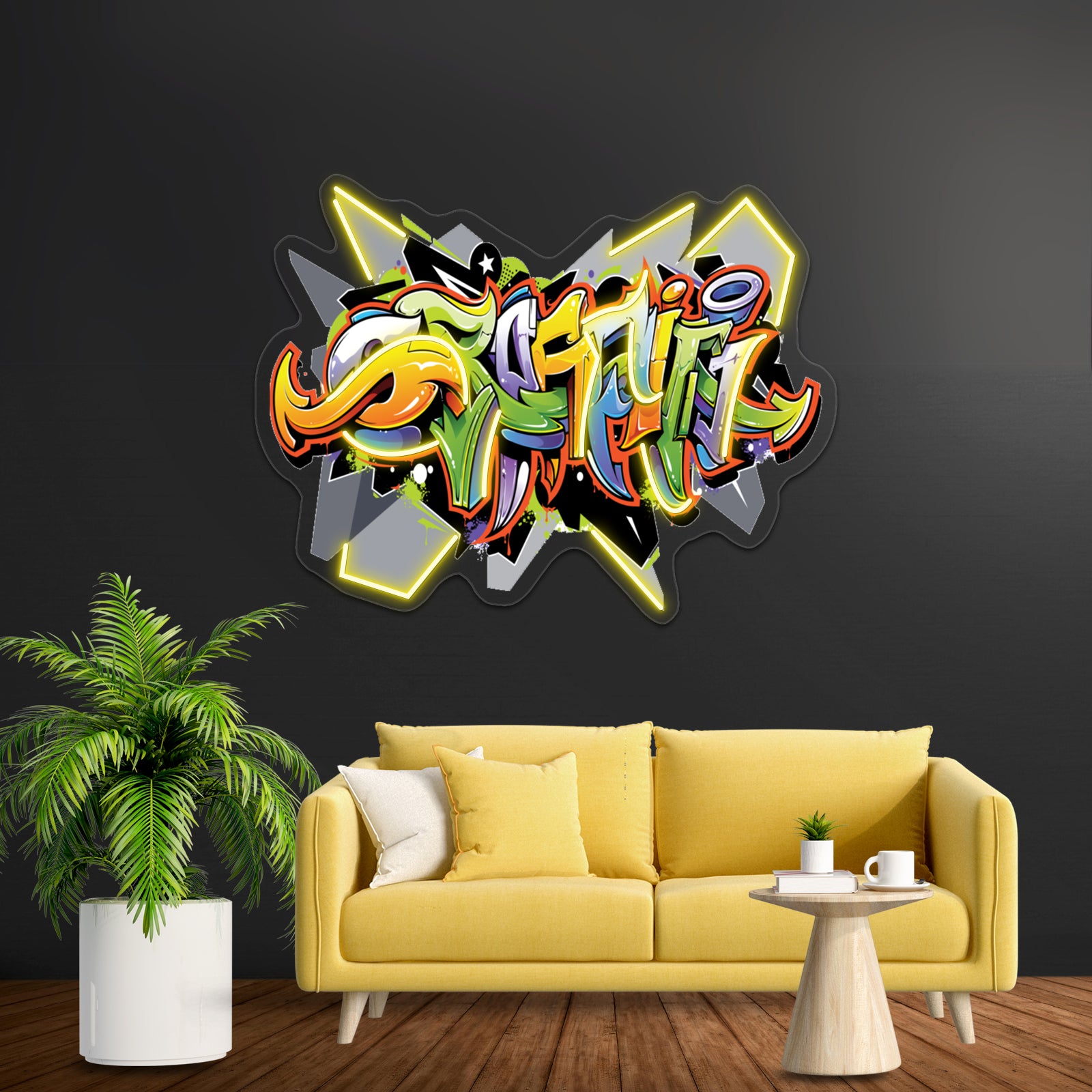 Urban Art Graffiti Tshirt Design Wall Artwork Neon Signs | Shineneon