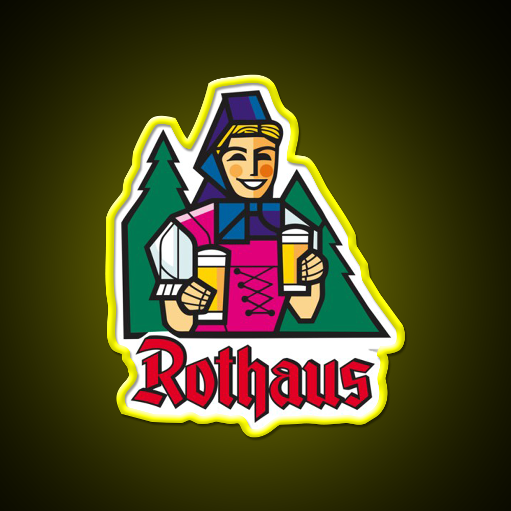 Urban Revitalization Rothaus With Brewery Beer Bar Decor Led Neon Sign Rgb Color - LED neon sign view 7