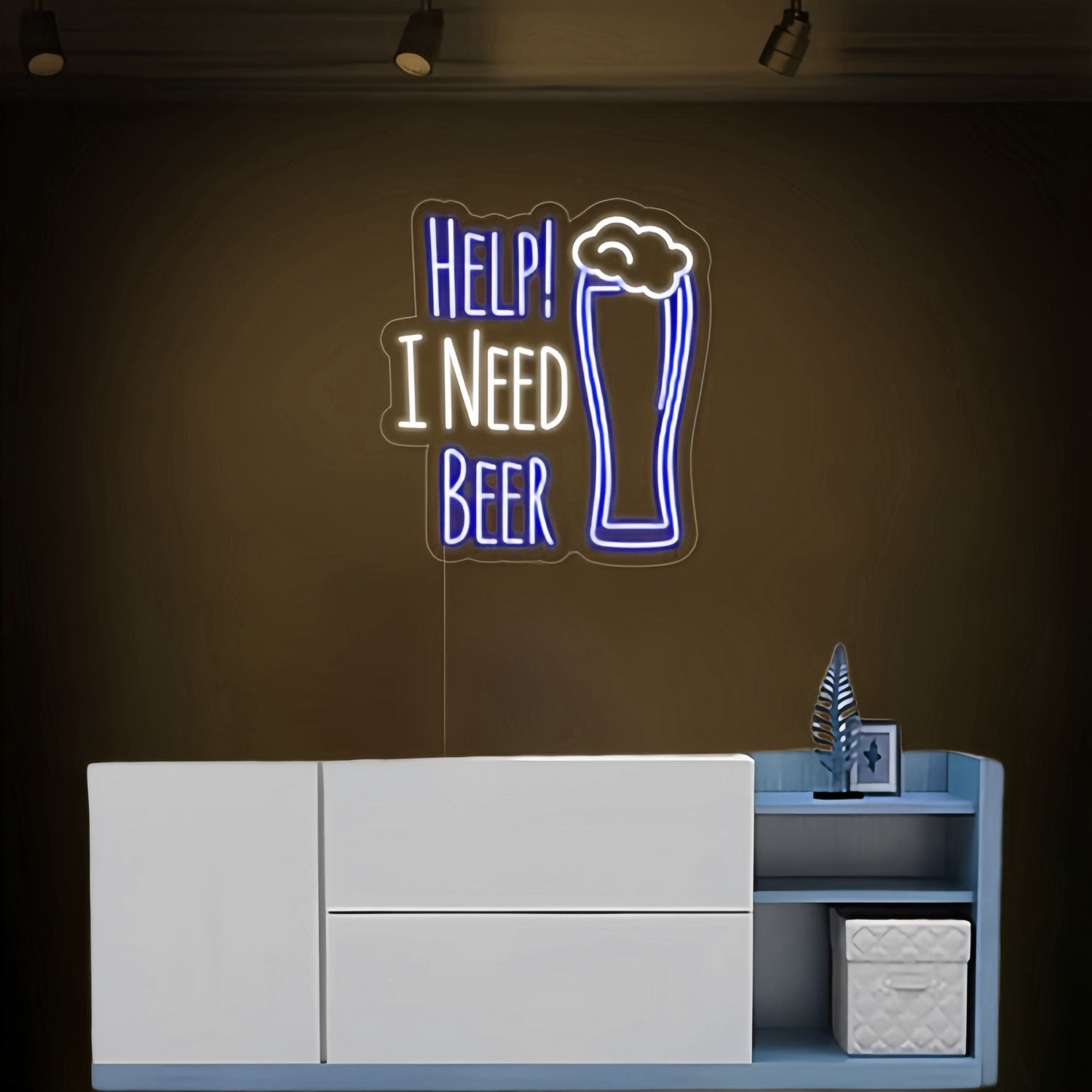 Urgent Help I Need Beer Neon Sign | Shineneon