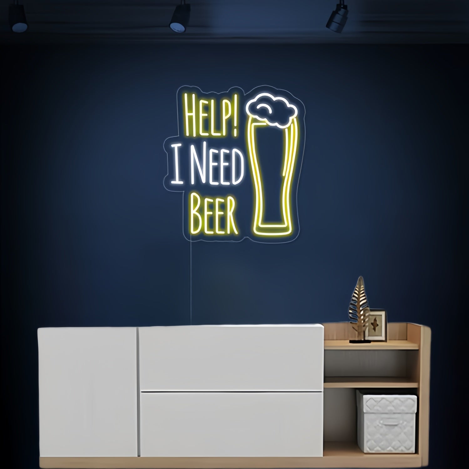 Urgent Help I Need Beer Neon Sign | Shineneon
