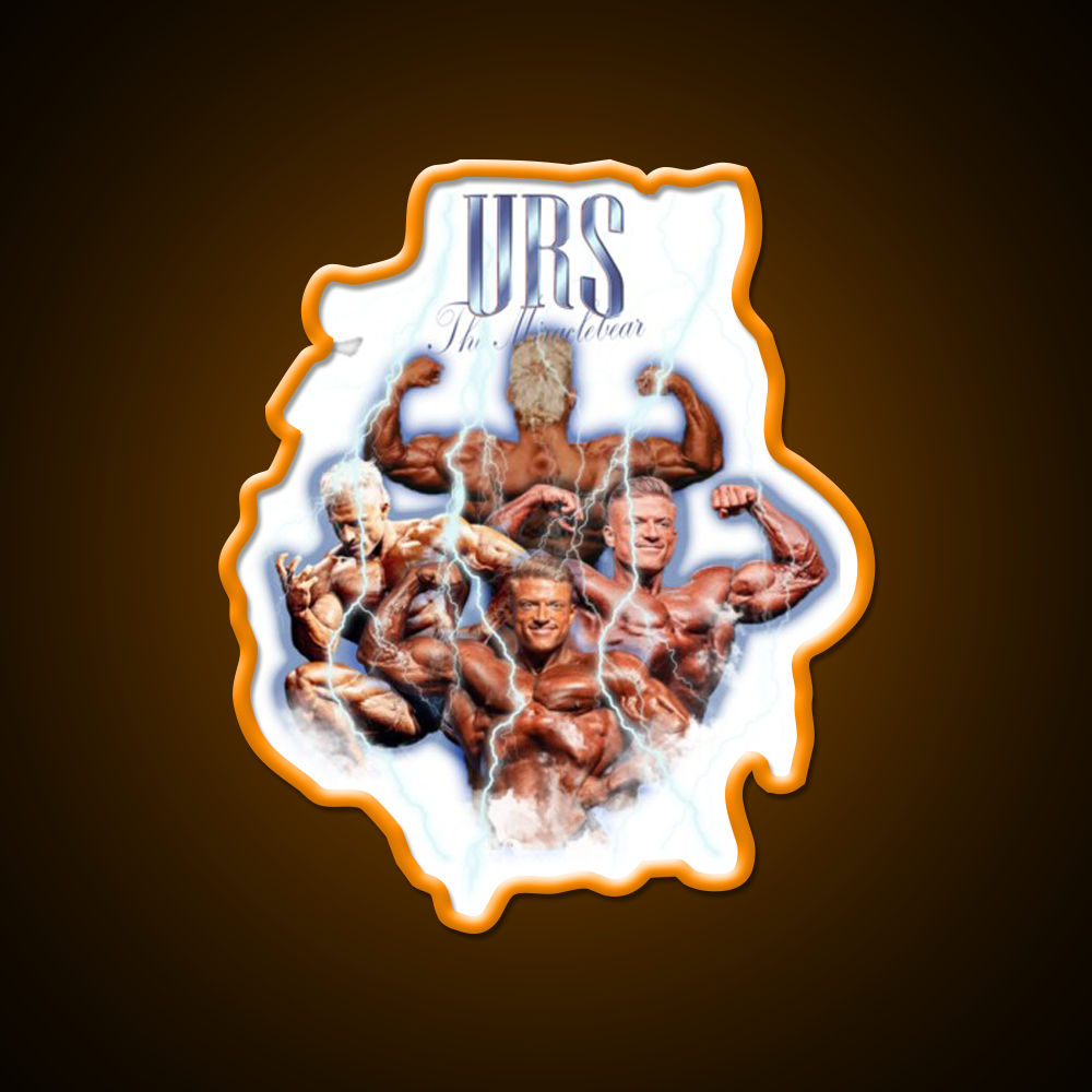 Urs Kalecinski Bootleg Gym Fitness Led Neon Sign Rgb Color