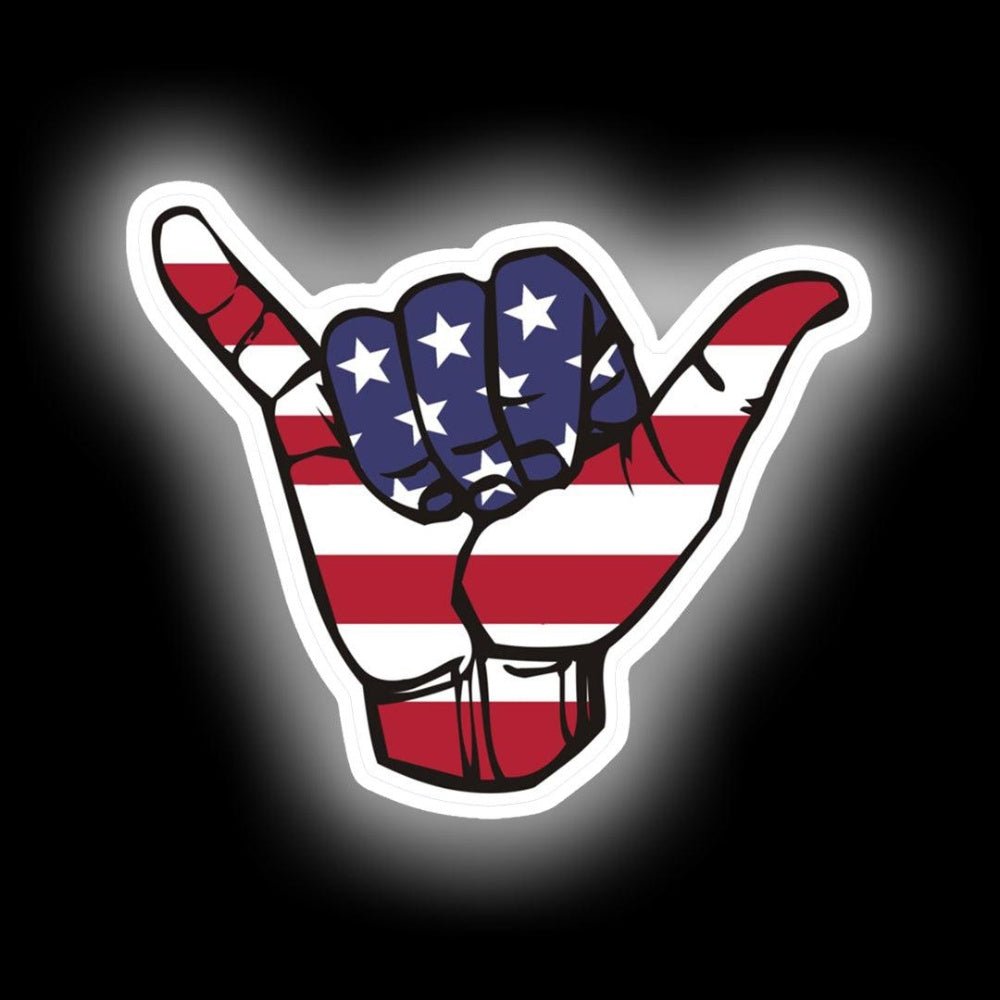 Usa Shaka Neon Sign - Shineneon