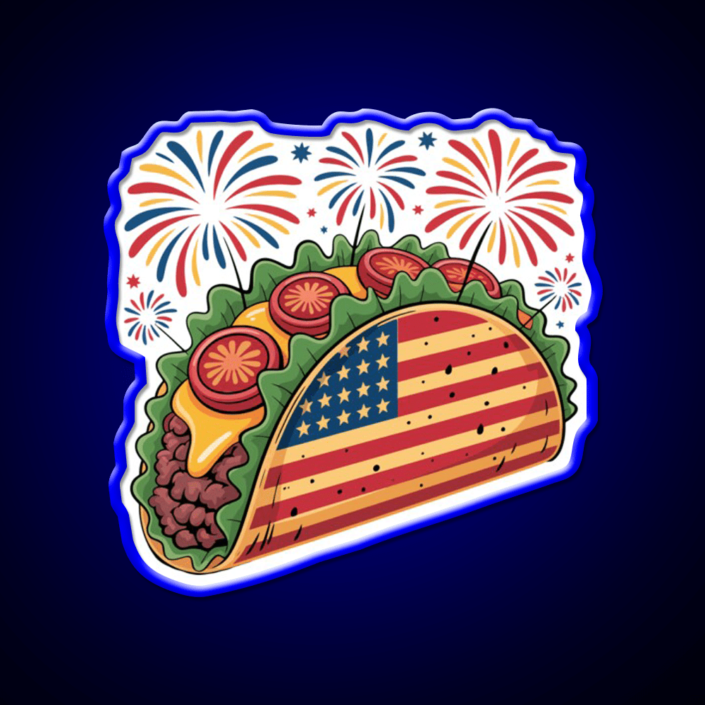 Usa Taco Led Neon Sign Mexican Food Sign Rgb Color - Shineneon