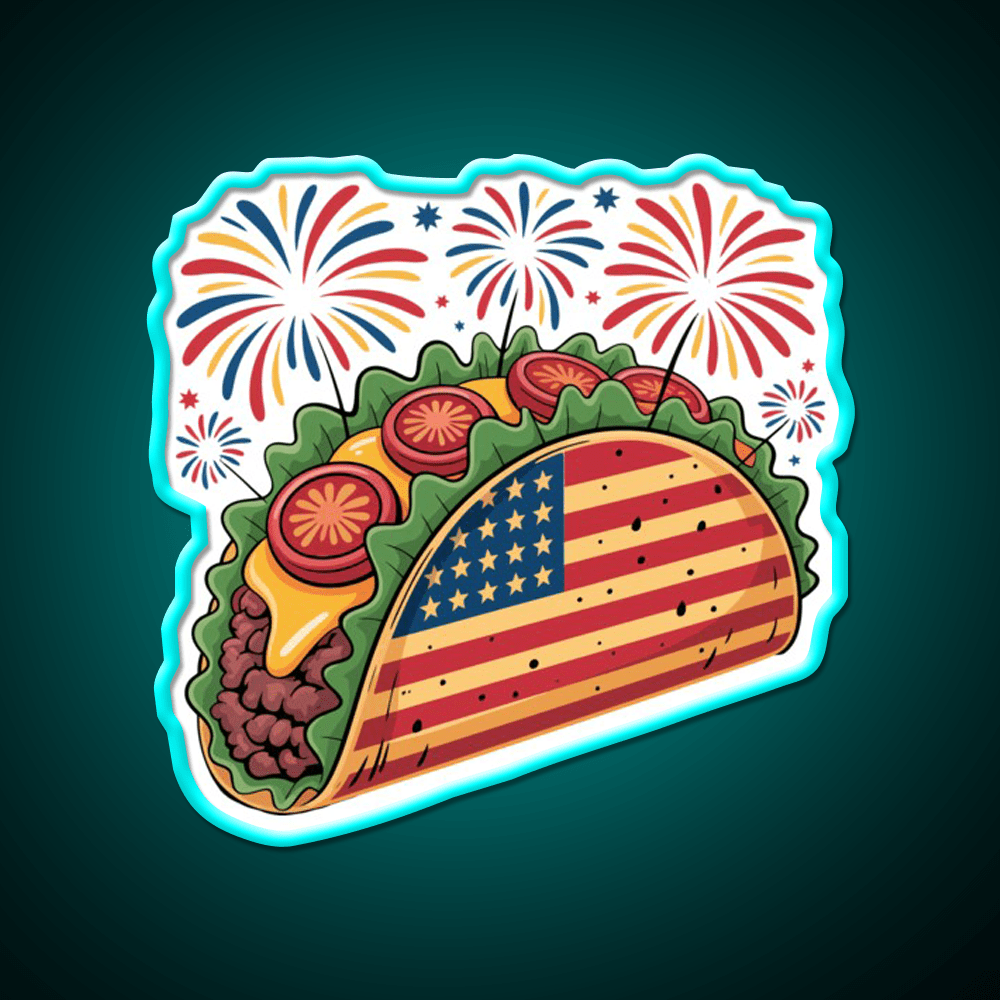 Usa Taco Led Neon Sign Mexican Food Sign Rgb Color - Shineneon