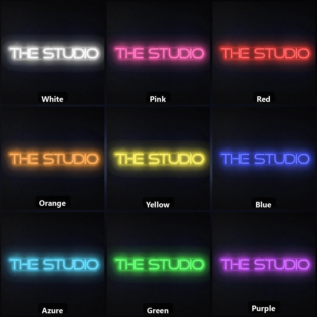 Use Thee Way LED Neon Sign color grid