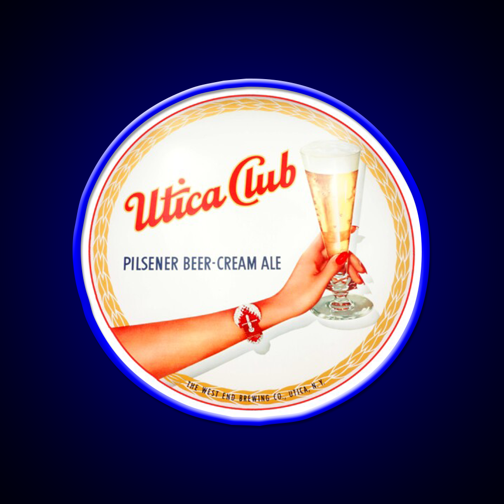 Utica Club Beer Ale Beer Bar Decor Led Neon Sign Rgb Color