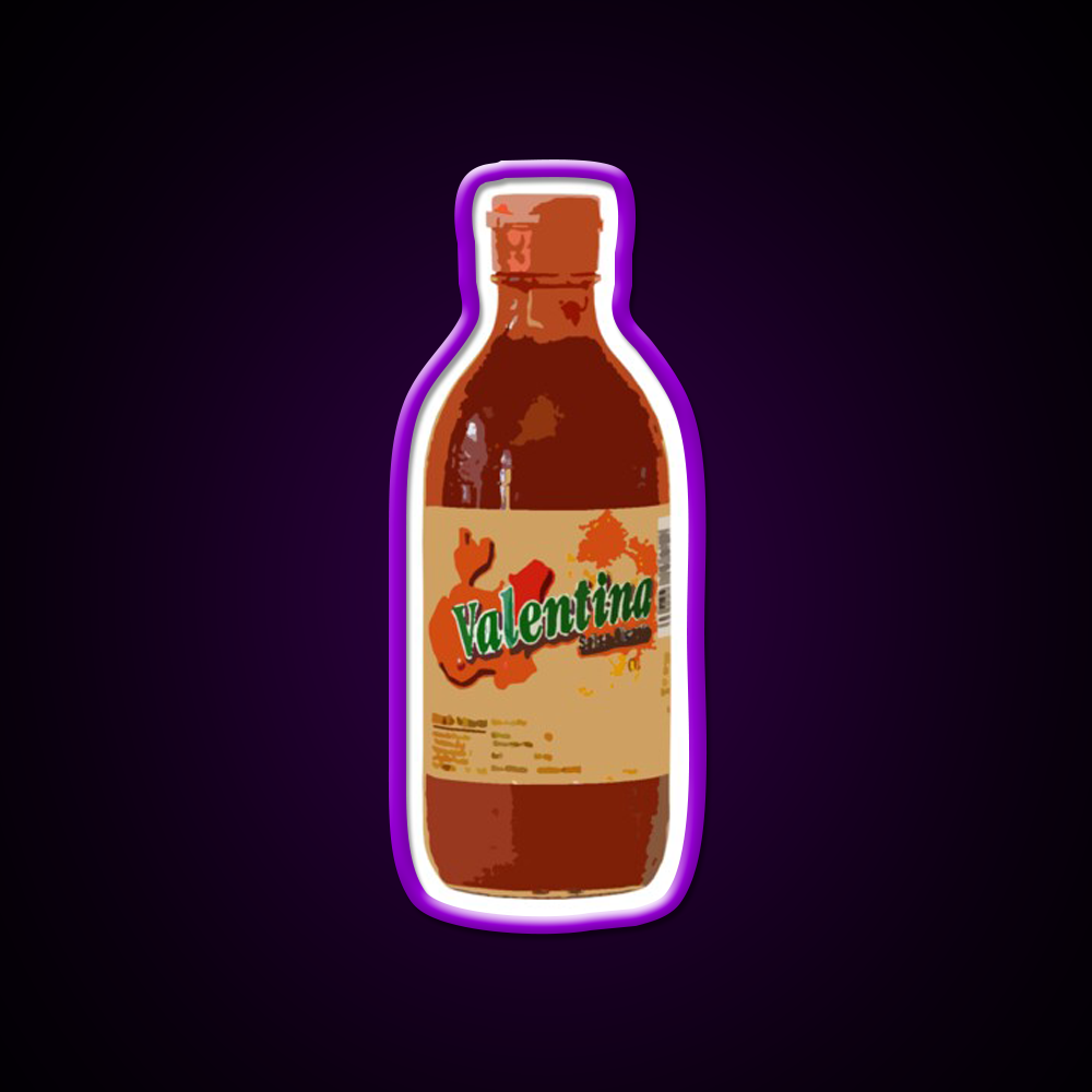 Valentina Hot Sauce Beer Bar Decor Led Neon Sign Rgb Color - LED neon sign view 9