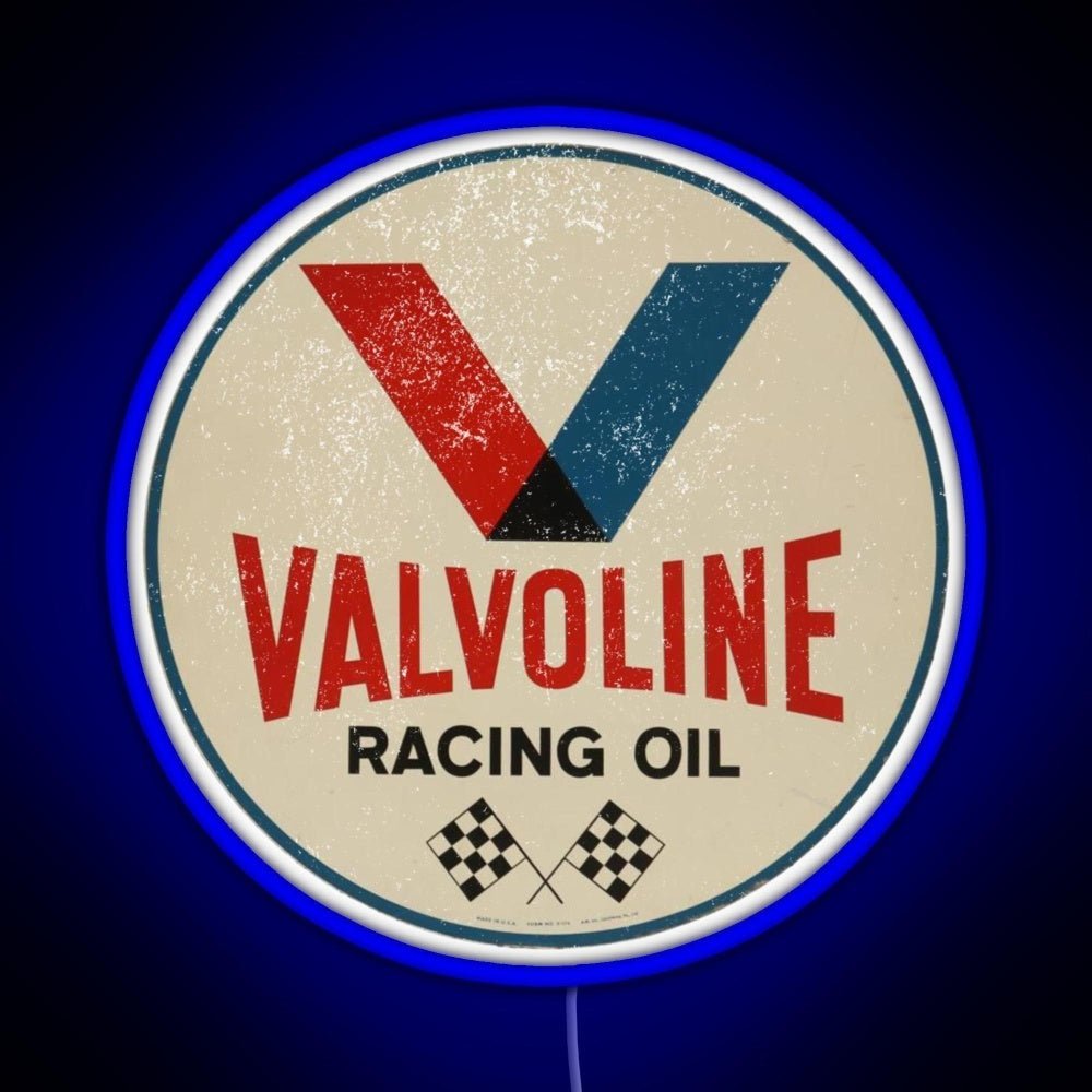 Valvoline Racing Sign Rgb Neon Sign - Shineneon
