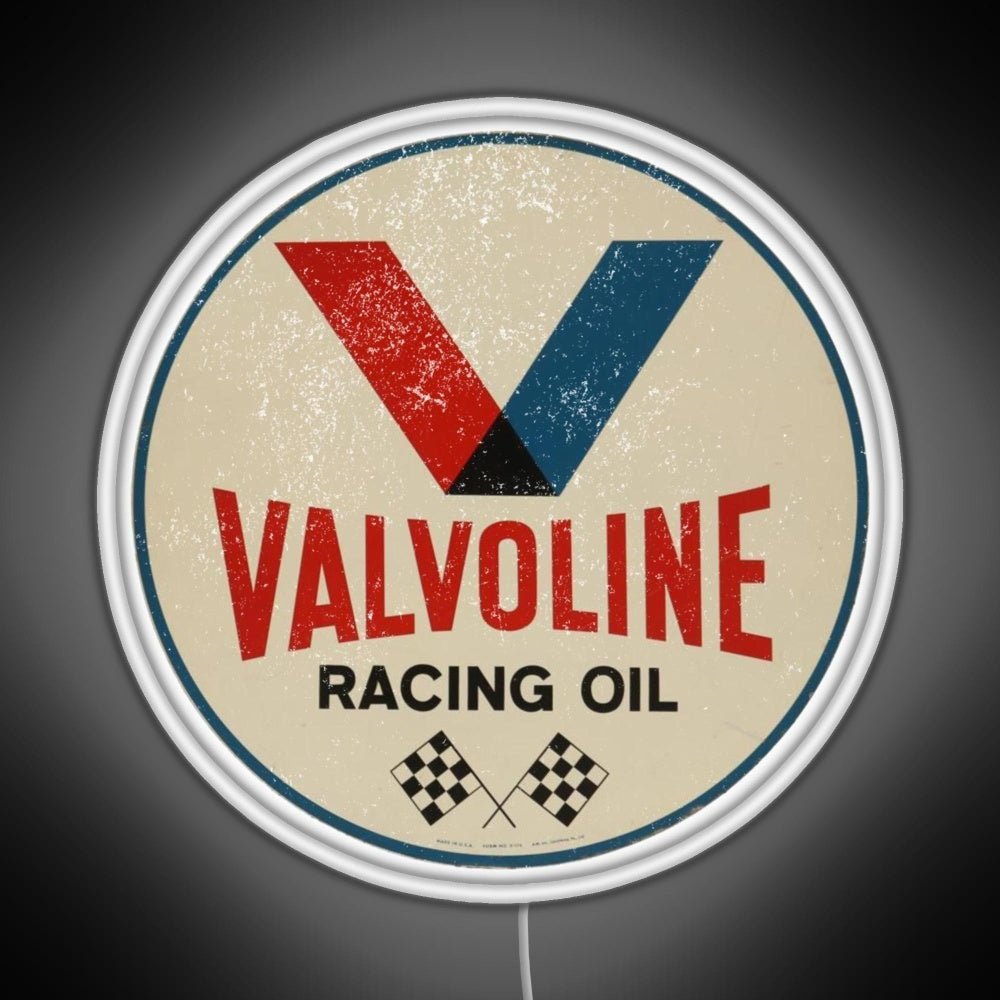 Valvoline Racing Sign Rgb Neon Sign - Shineneon