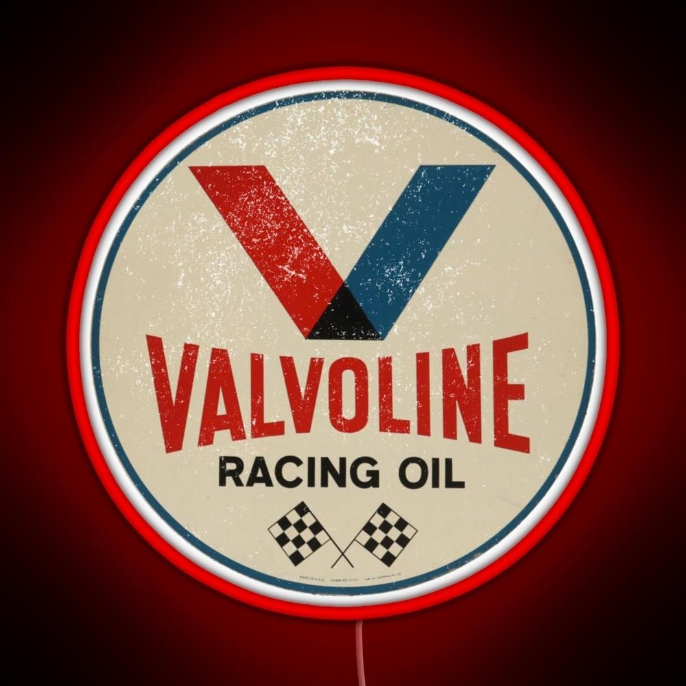Valvoline Racing Sign Rgb Neon Sign - Shineneon