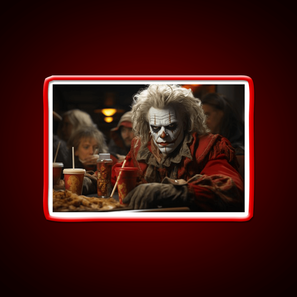 Vampire Dining Fast Food Led Neon Sign For Burger Place Rgb Color - Shineneon